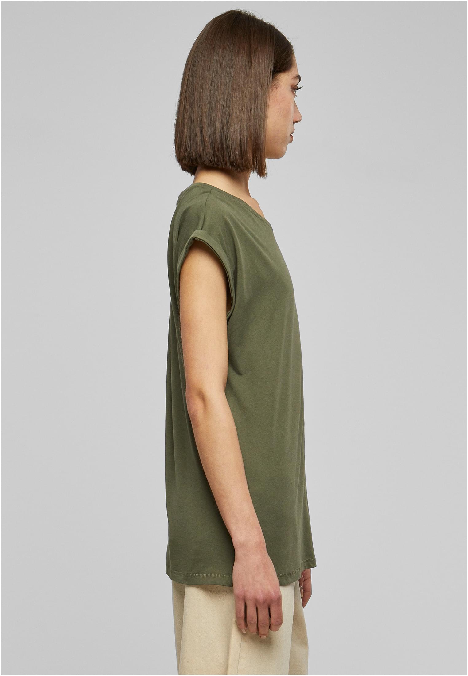 Ladies Extended Shoulder Tee olive 3XL - variant image 3