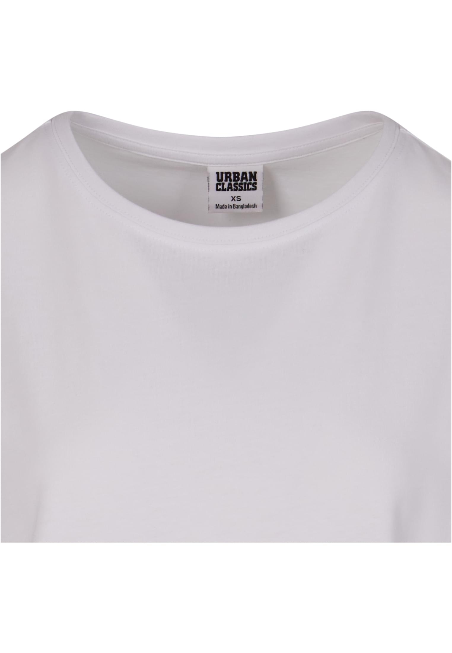 レディース エクステンデッドショルダーTシャツ 白 3XL
 - variant image 7
