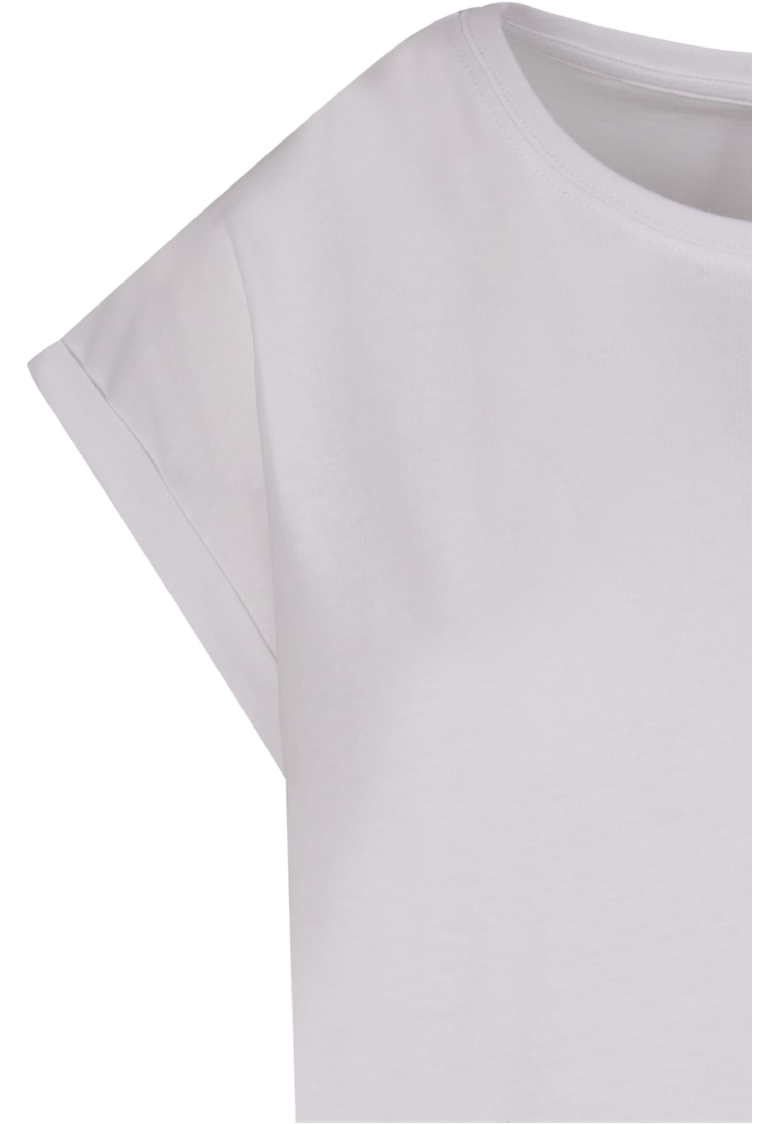 レディース エクステンデッドショルダーTシャツ 白 3XL
 - variant image 8
