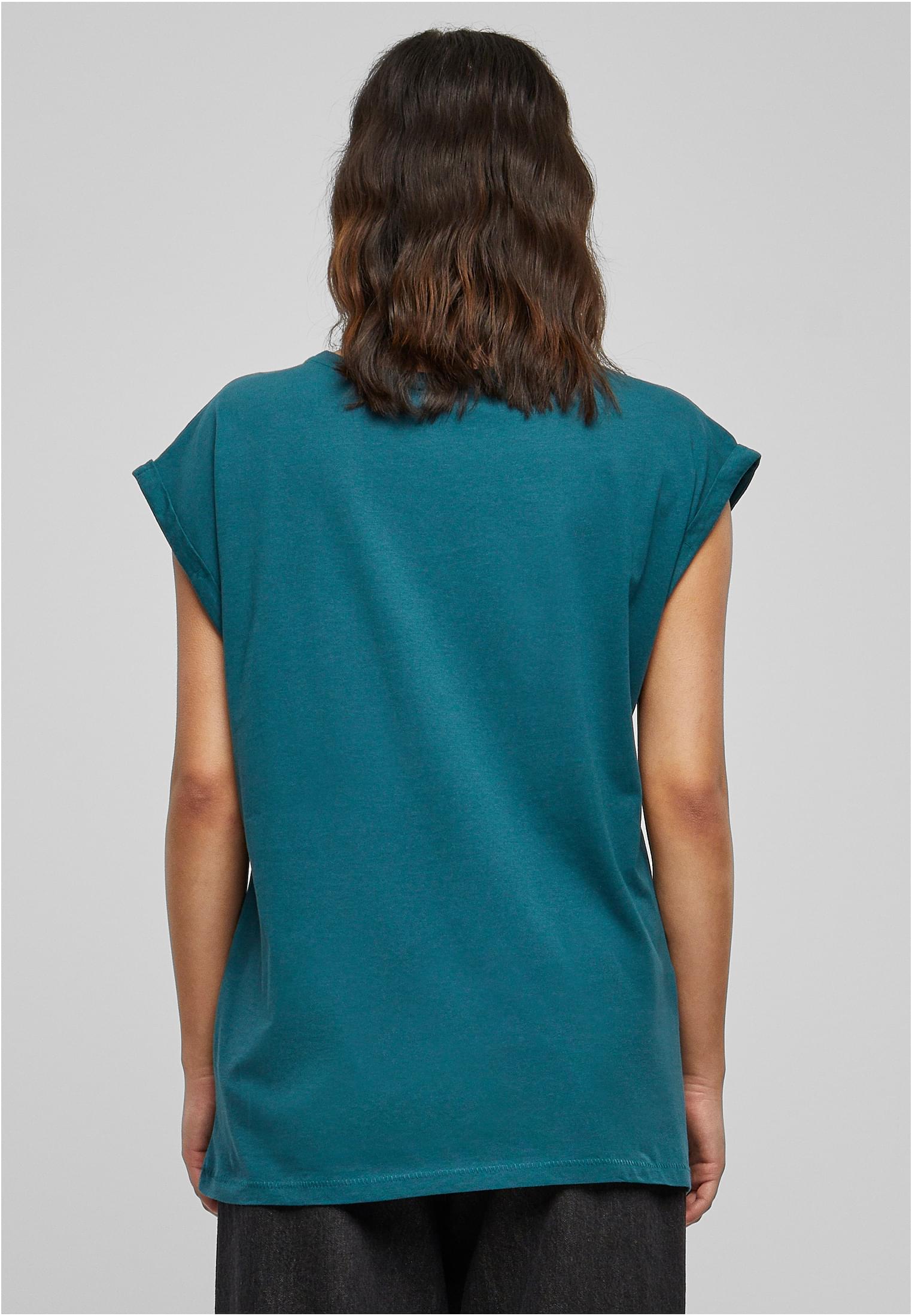 Ladies Extended Shoulder Tee teal 3XL - variant image 2