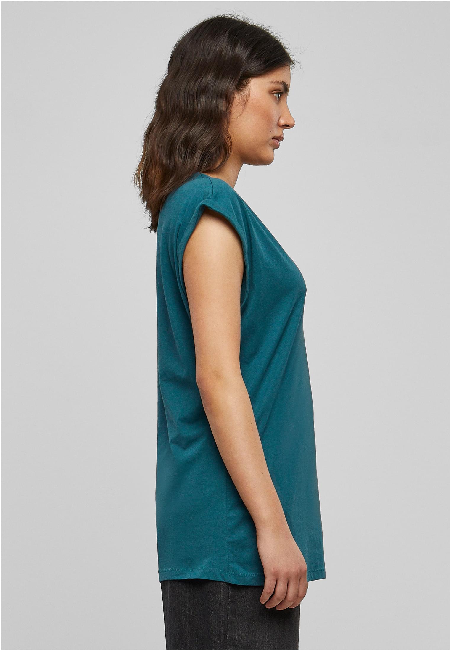 Ladies Extended Shoulder Tee teal 3XL - variant image 3