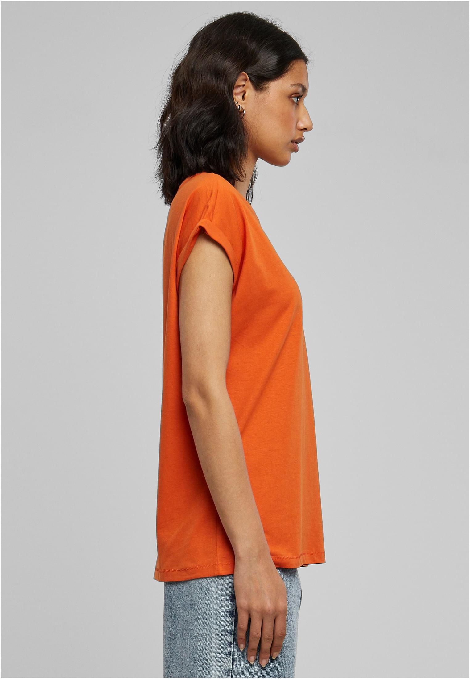 Ladies Extended Shoulder Tee rust orange 3XL - variant image 3