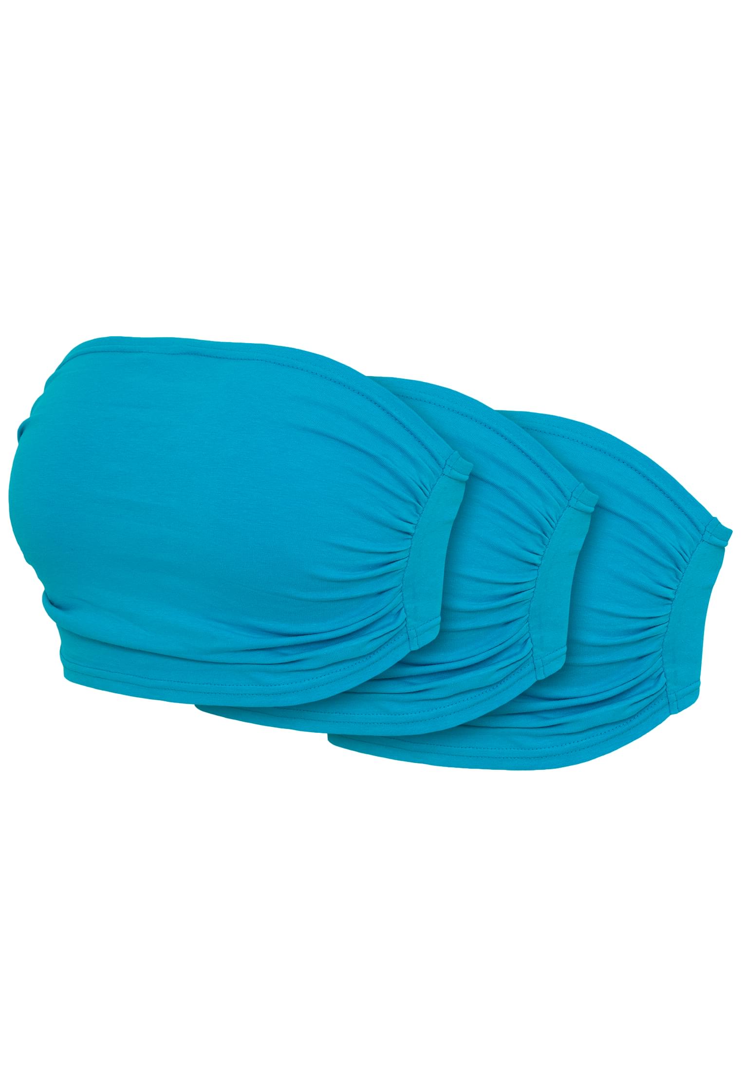 Femmes Bandeau Top 3-Pack turquoise+turquoise+turquoise
 - variant image 3