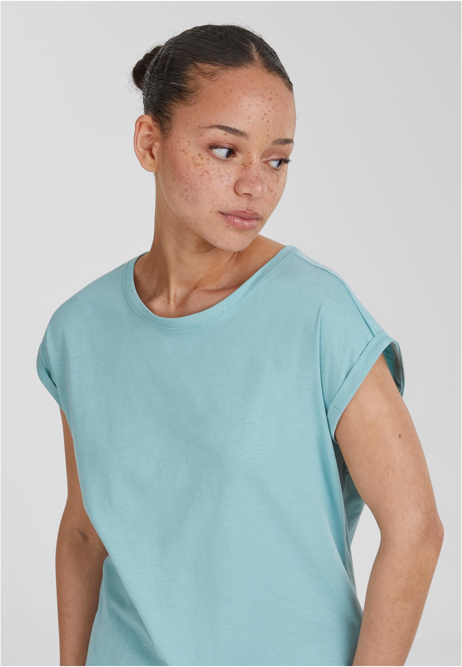 Ladies Extended Shoulder Tee bluemint 3XL - variant image 5