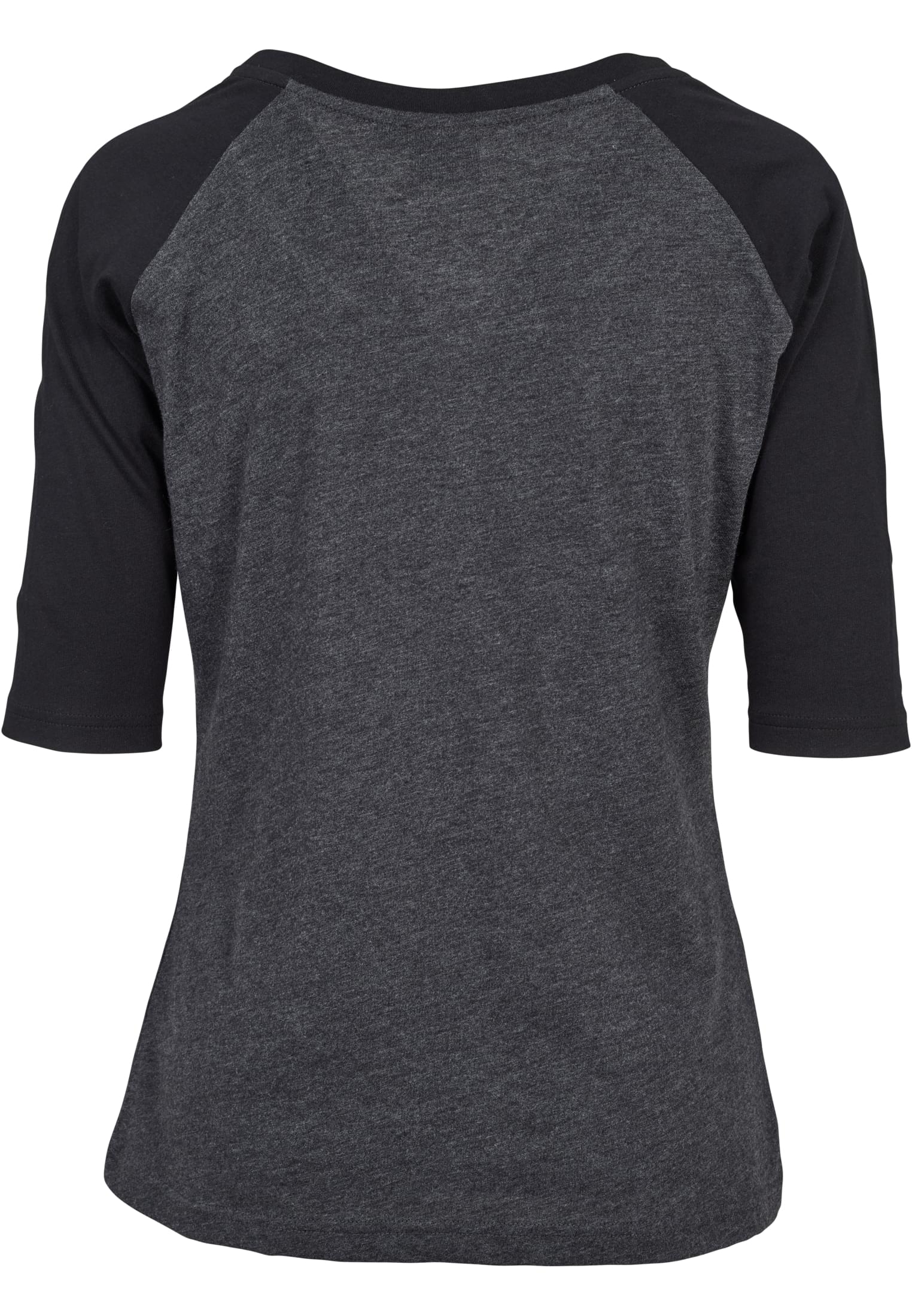 Frauen 3/4 Kontrast Raglan T-Shirt grau/schwarz 3XL
 - variant image 6