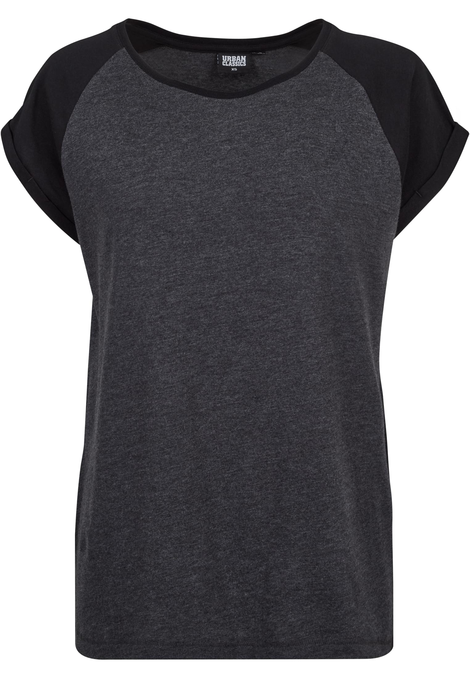 T-shirt contrast raglan femme couleur charbon/noir 3XL
 - variant image 6