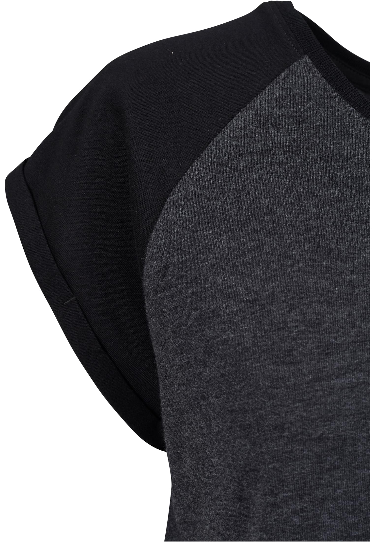 T-shirt contrast raglan femme couleur charbon/noir 3XL
 - variant image 8