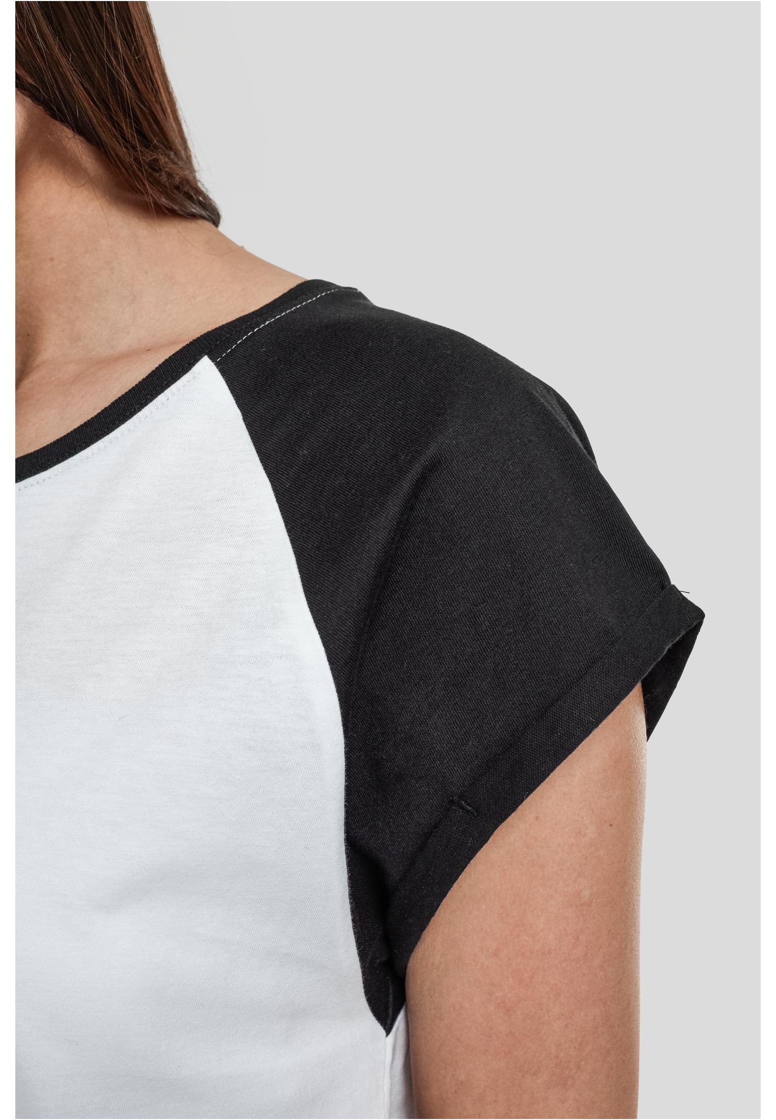 T-shirt contrast raglan femme blanc/noir 3XL
 - variant image 6