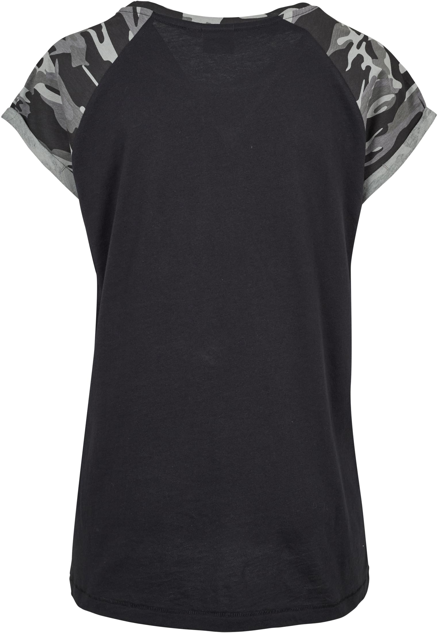 T-shirt contrast raglan femme noir/camouflage foncé XL
 - variant image 8