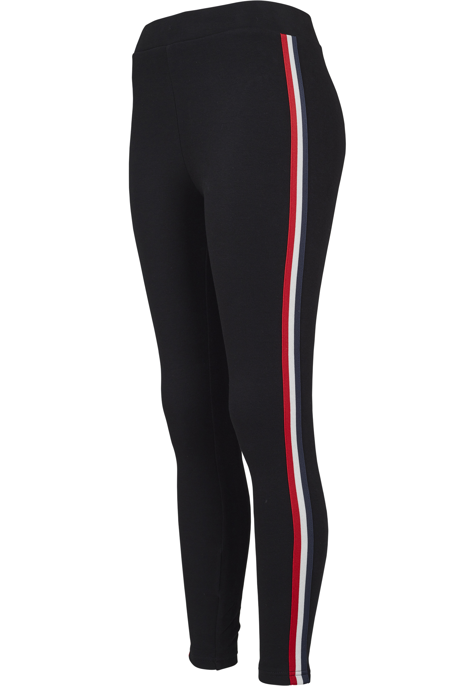 Ladies 3-Tone Tape Leggings black/firered/white/navy XL - variant image 7