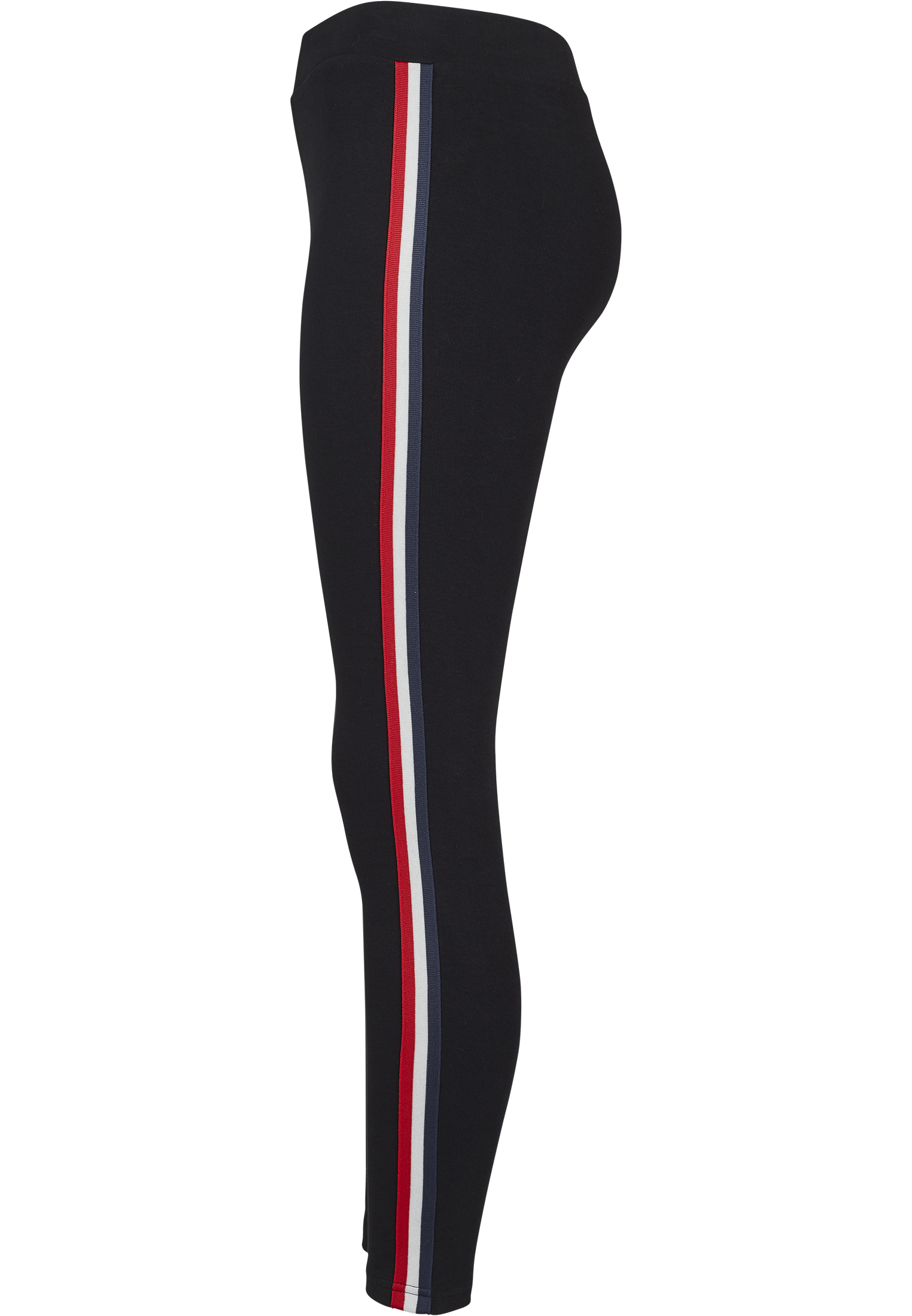 Ladies 3-Tone Tape Leggings black/firered/white/navy XL - variant image 8