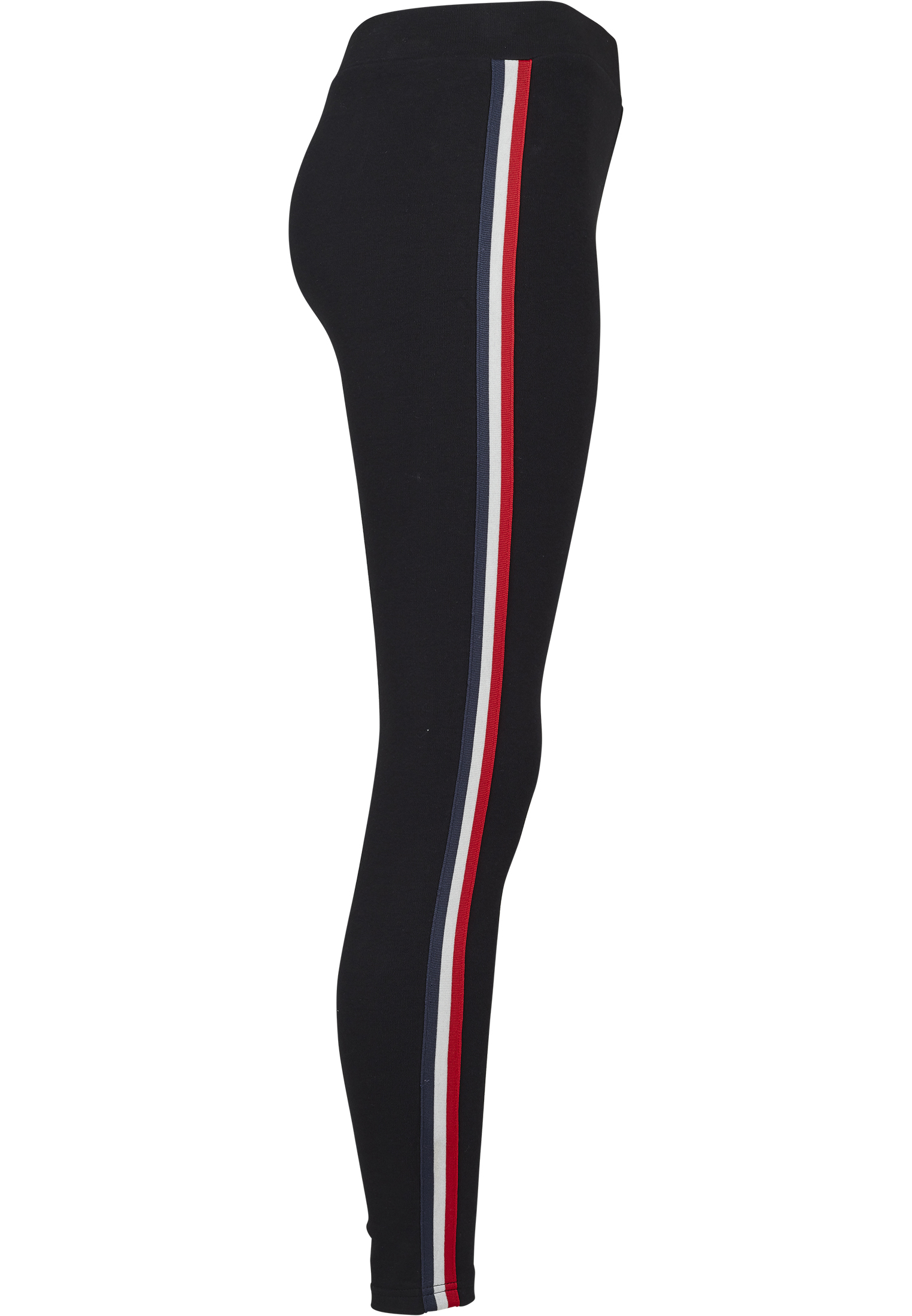 Ladies 3-Tone Tape Leggings black/firered/white/navy XL - variant image 10