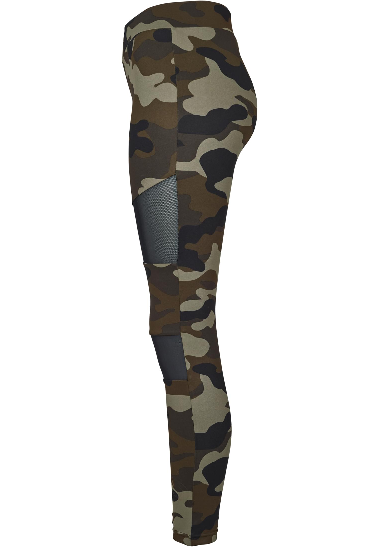Ladies Camo Tech Mesh Leggings woodcamo/blk 3XL - variant image 6