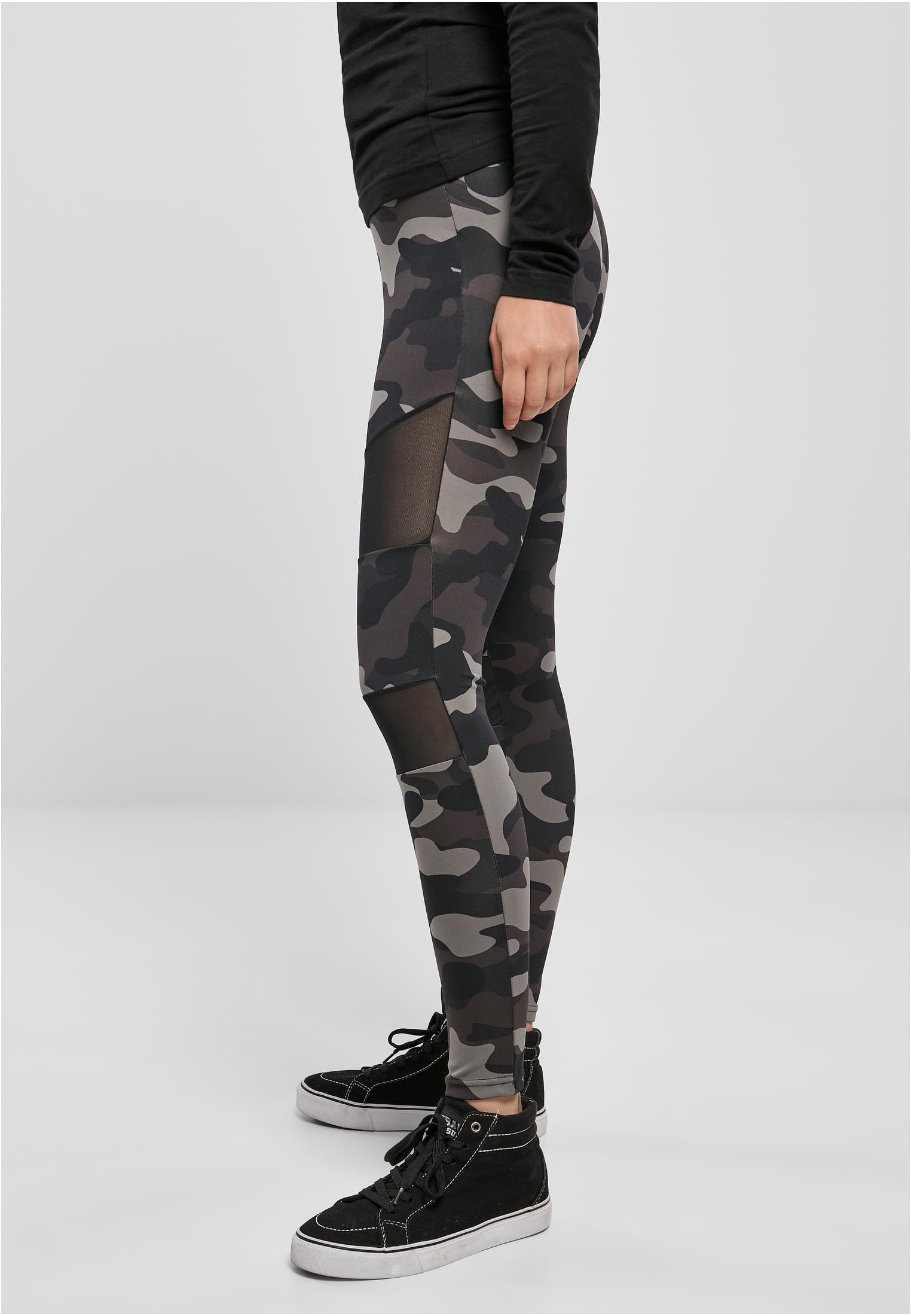 Ladies Camo Tech Mesh Leggings darkcamo/blk 3XL - variant image 1
