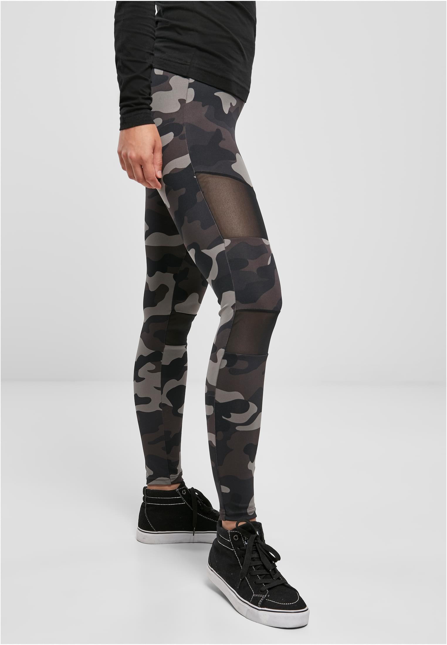 Ladies Camo Tech Mesh Leggings darkcamo/blk 3XL - variant image 3