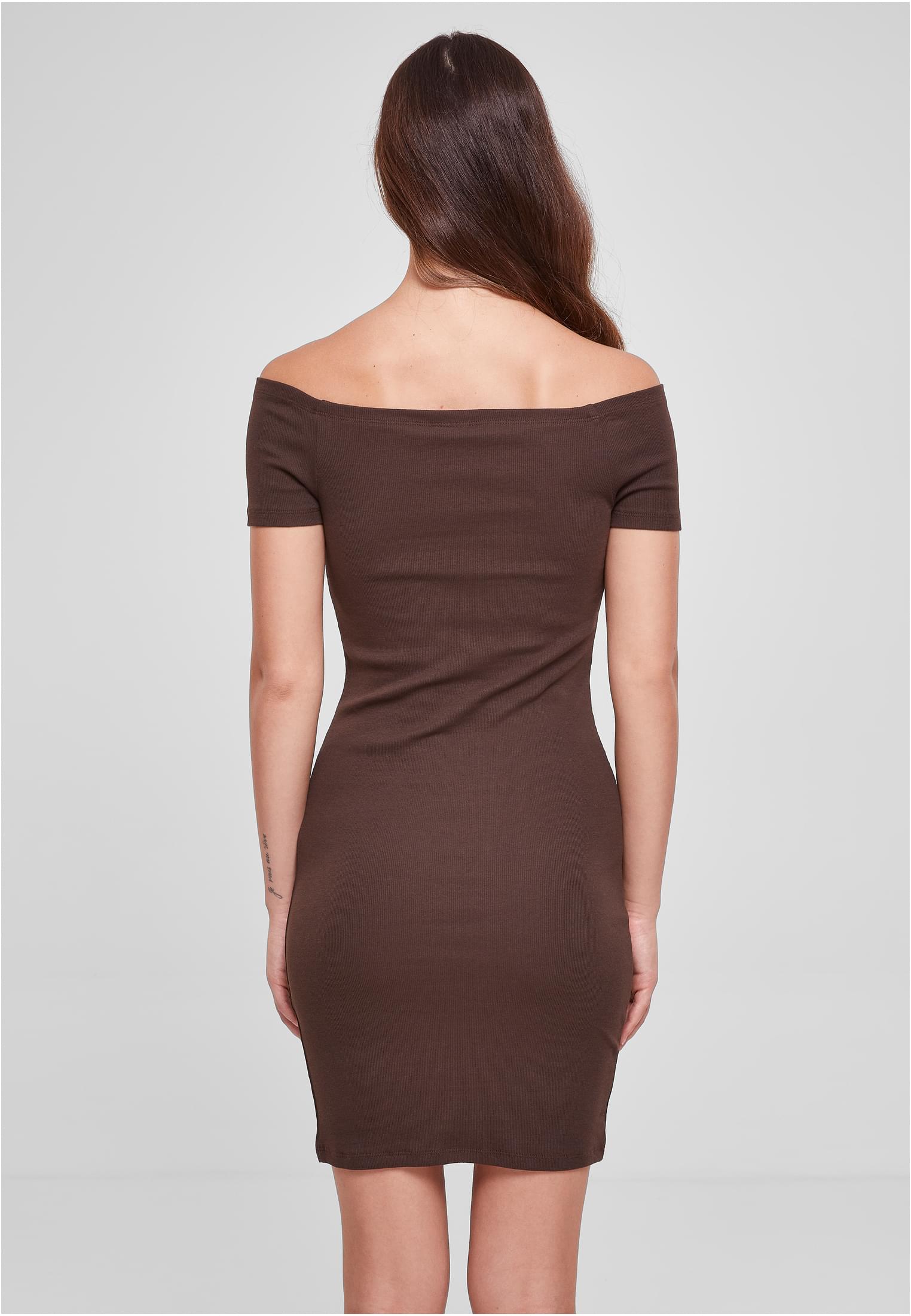 Robes Off-Shoulder en Dentelle Marron 3XL
 - variant image 2
