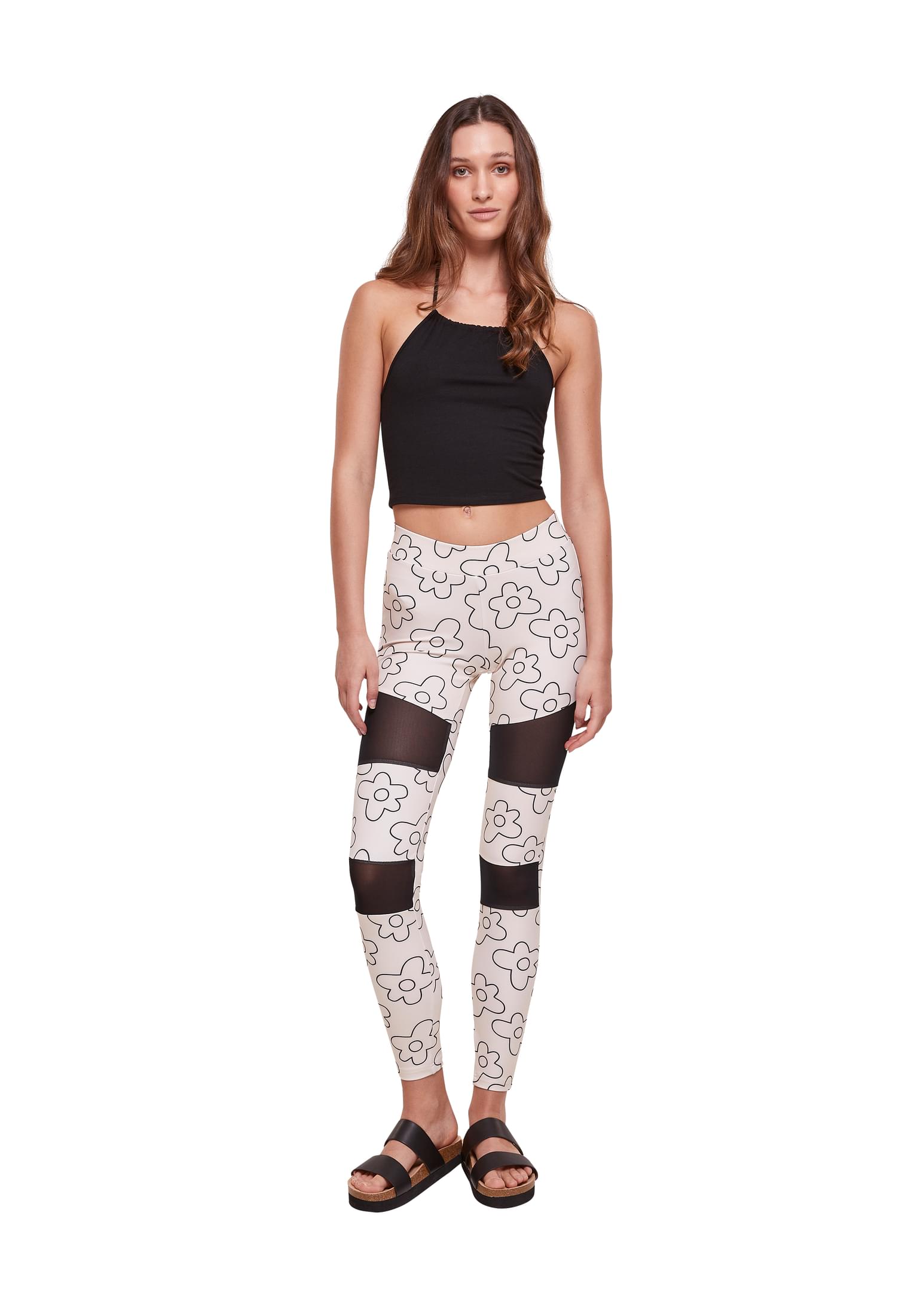 Ladies Tech Mesh AOP Leggings softseagrassflower 3XL - variant image 4