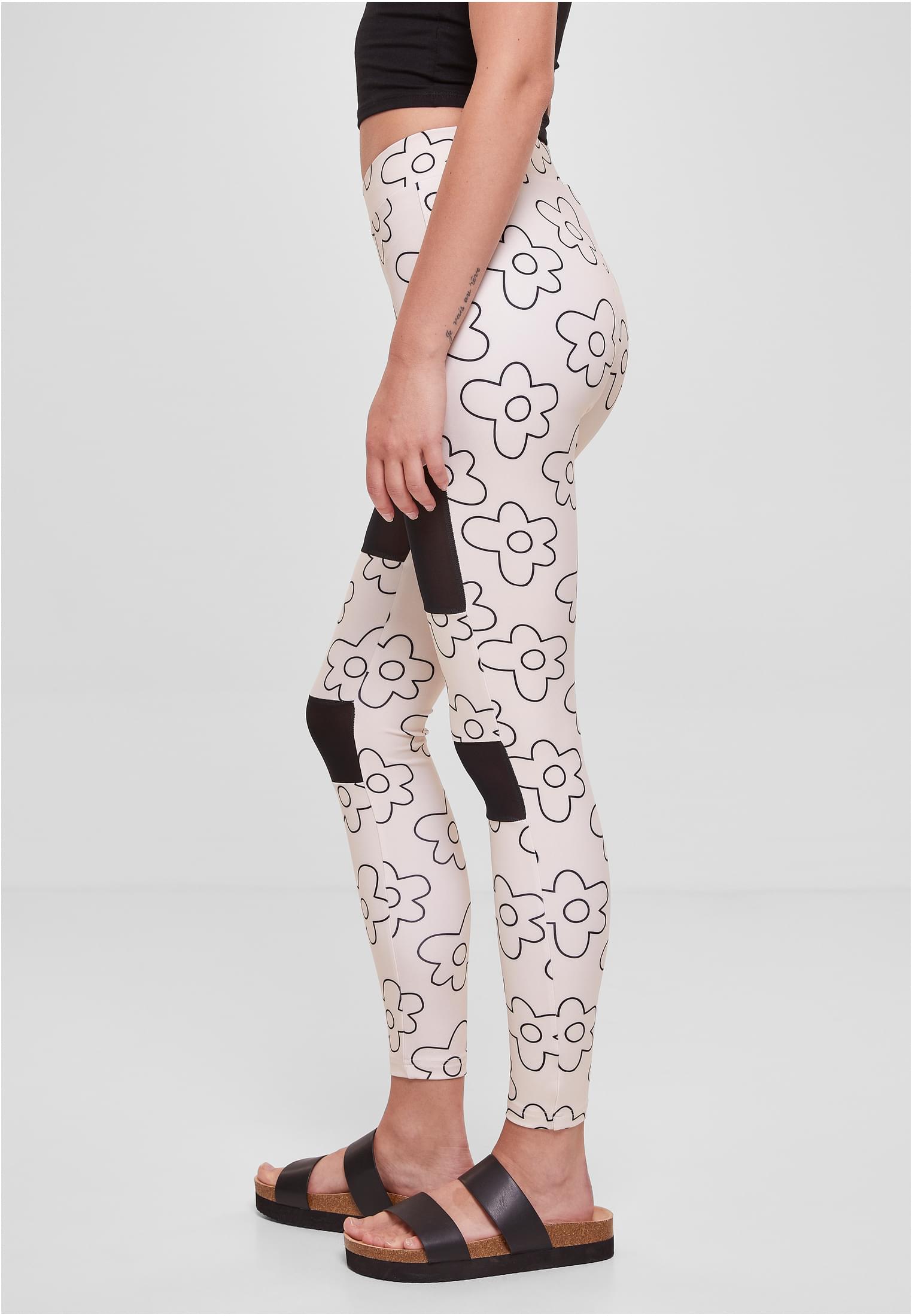 Ladies Tech Mesh AOP Leggings softseagrassflower 3XL - variant image 1