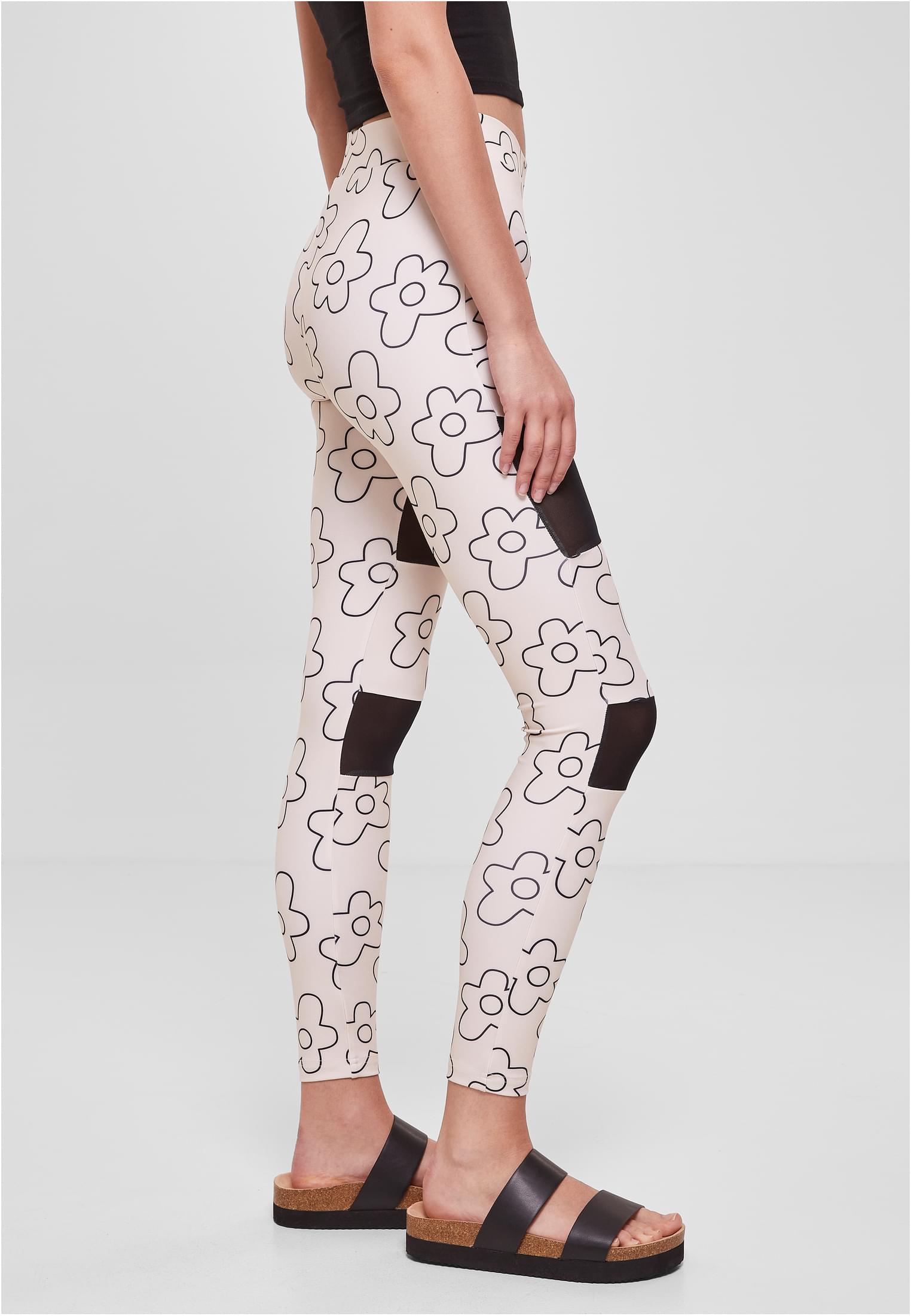 Ladies Tech Mesh AOP Leggings softseagrassflower 3XL - variant image 3