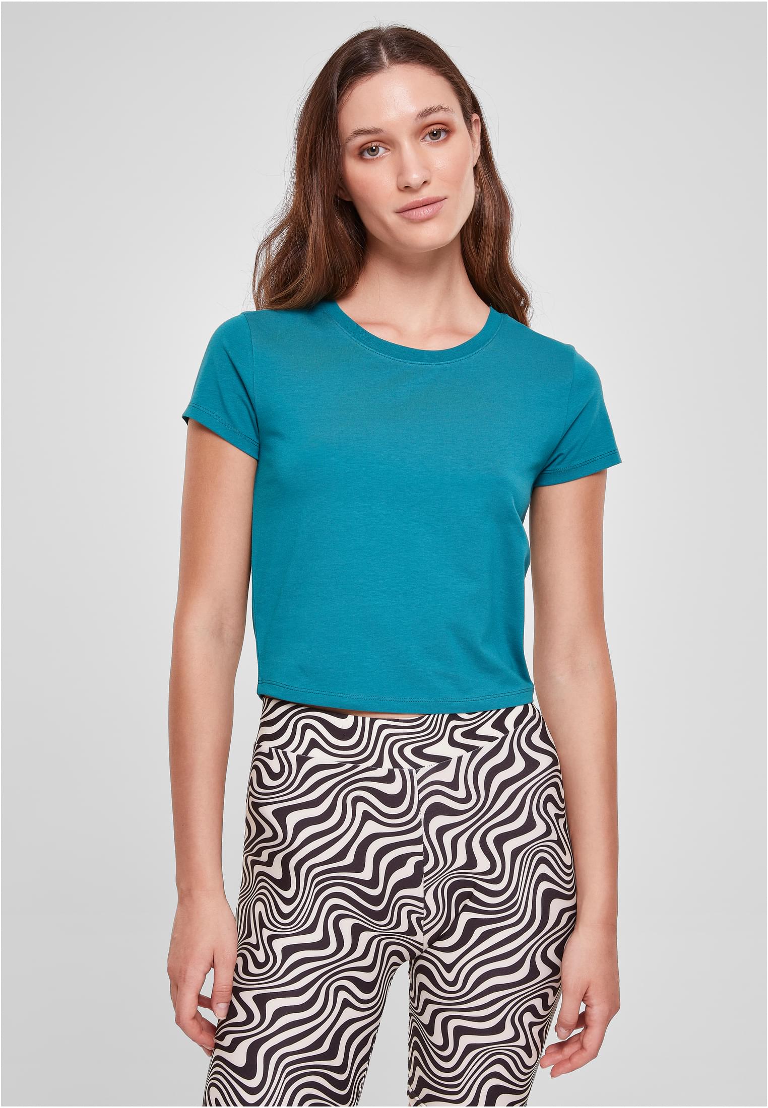 Ladies Stretch Jersey Cropped Tee watergreen 3XL - alternate variant 8