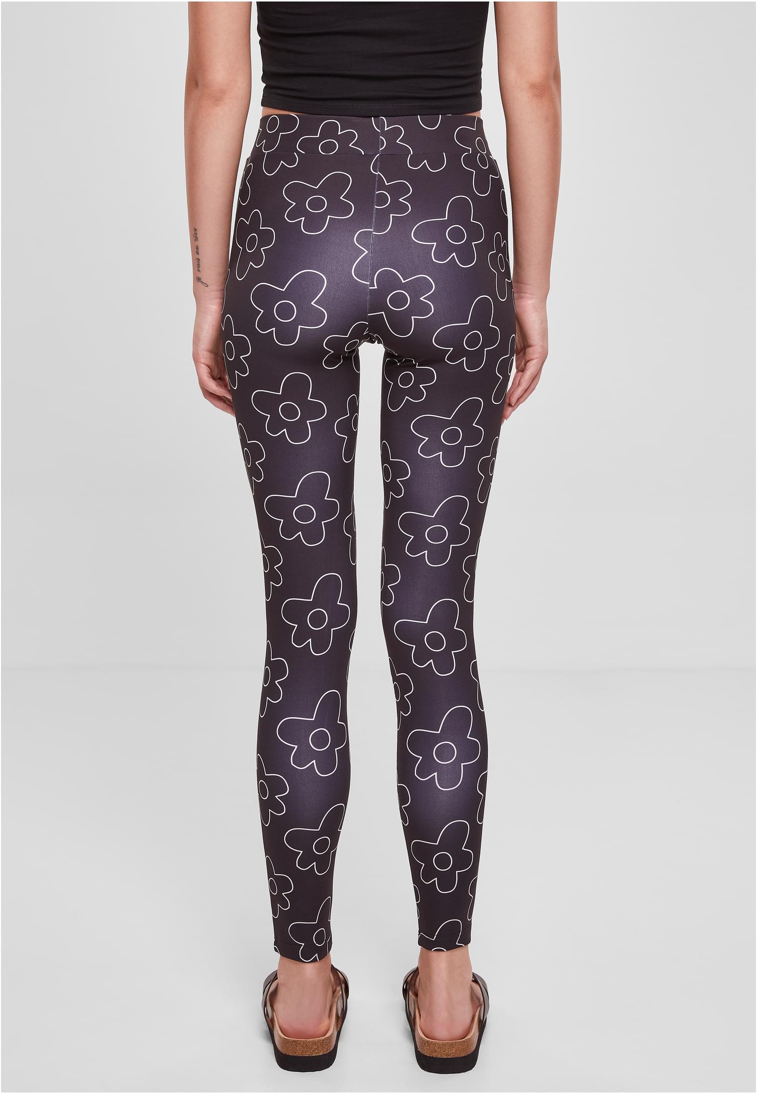 Ladies Tech Mesh AOP Leggings blackflower 3XL - variant image 2