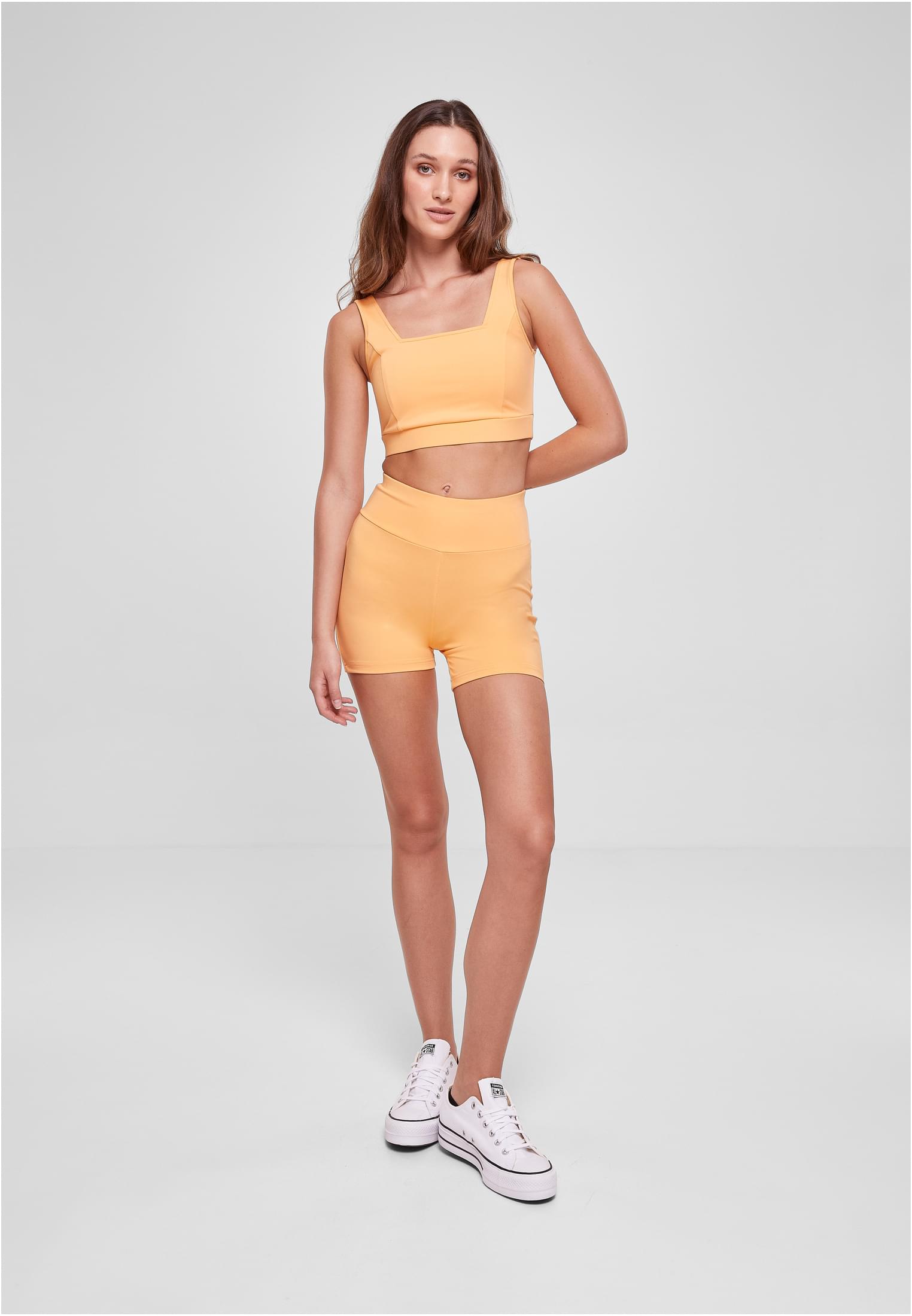 Ladies Recycled Squared Sports Bra paleorange 3XL - variant image 4