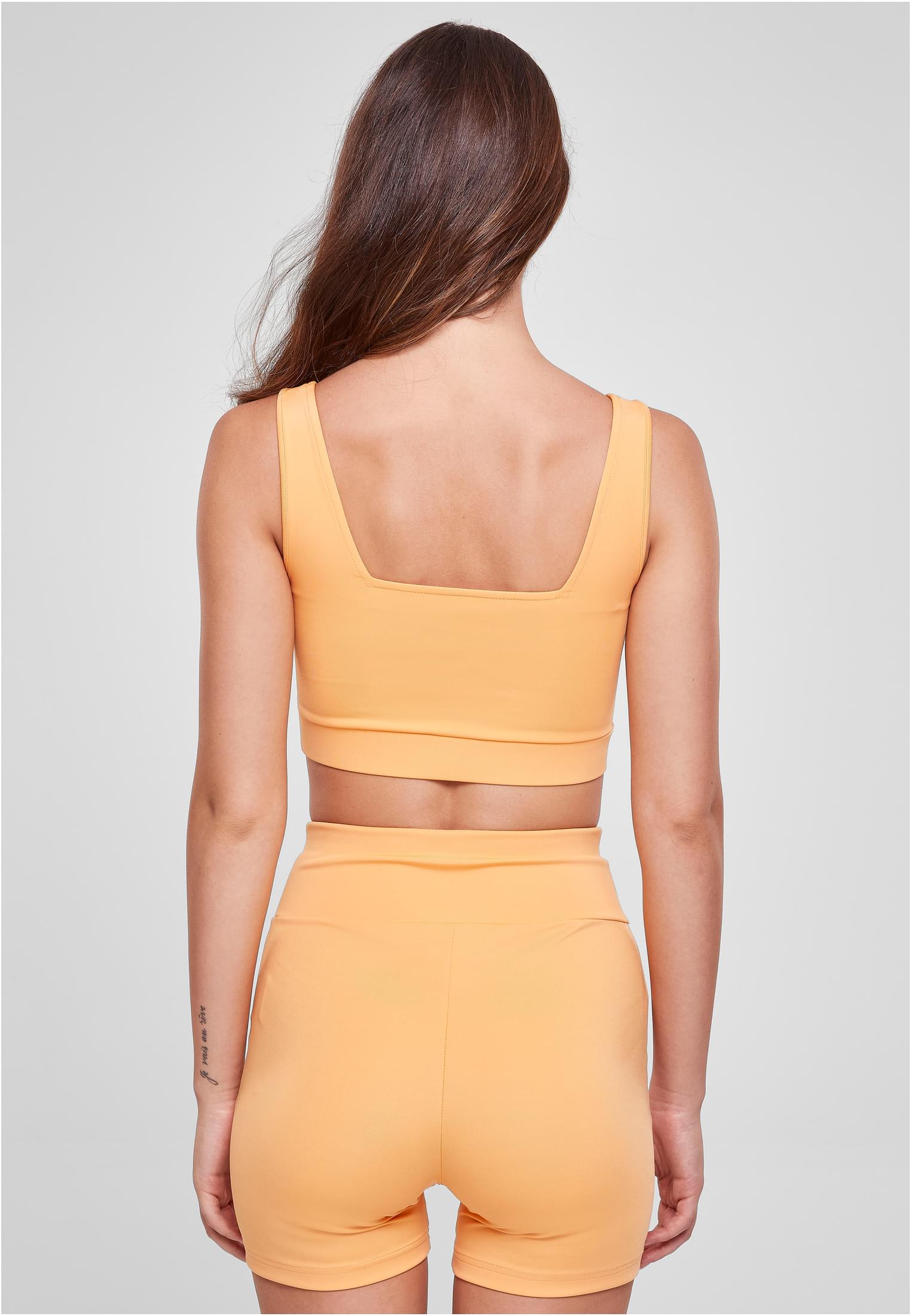 Ladies Recycled Squared Sports Bra paleorange 3XL - variant image 2