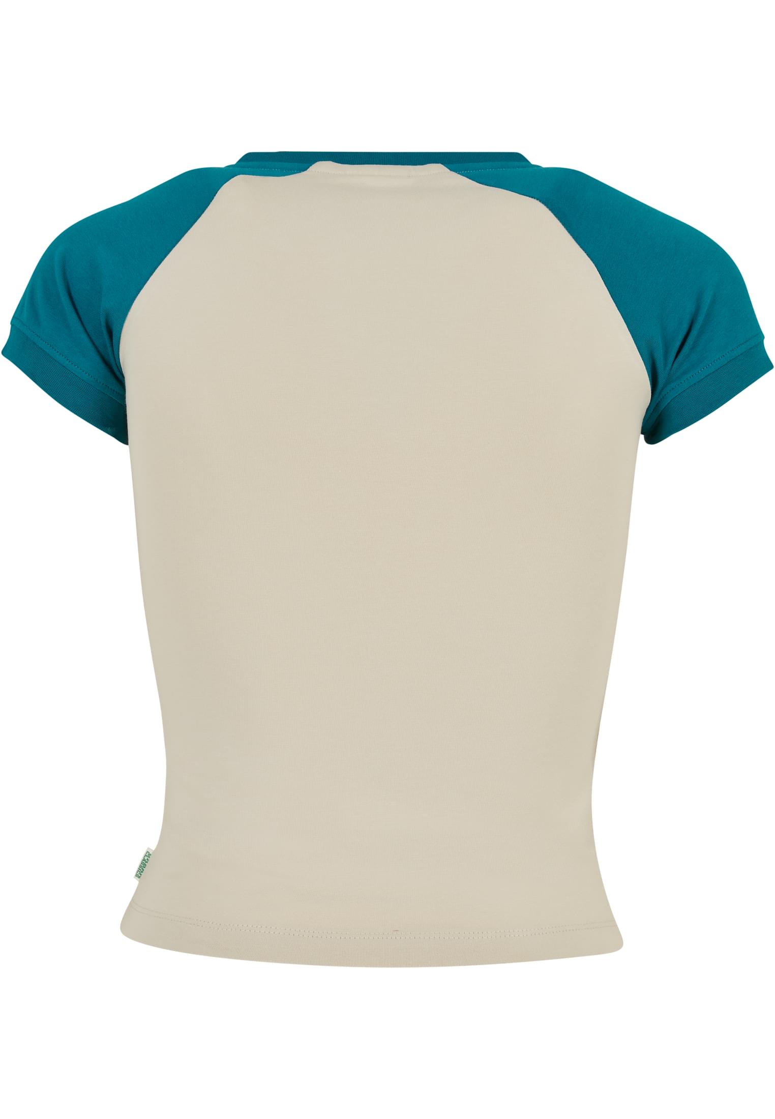 Ladies Organic Stretch Short Retro Baseball Tee softseagrass/watergreen 3XL - variant image 6