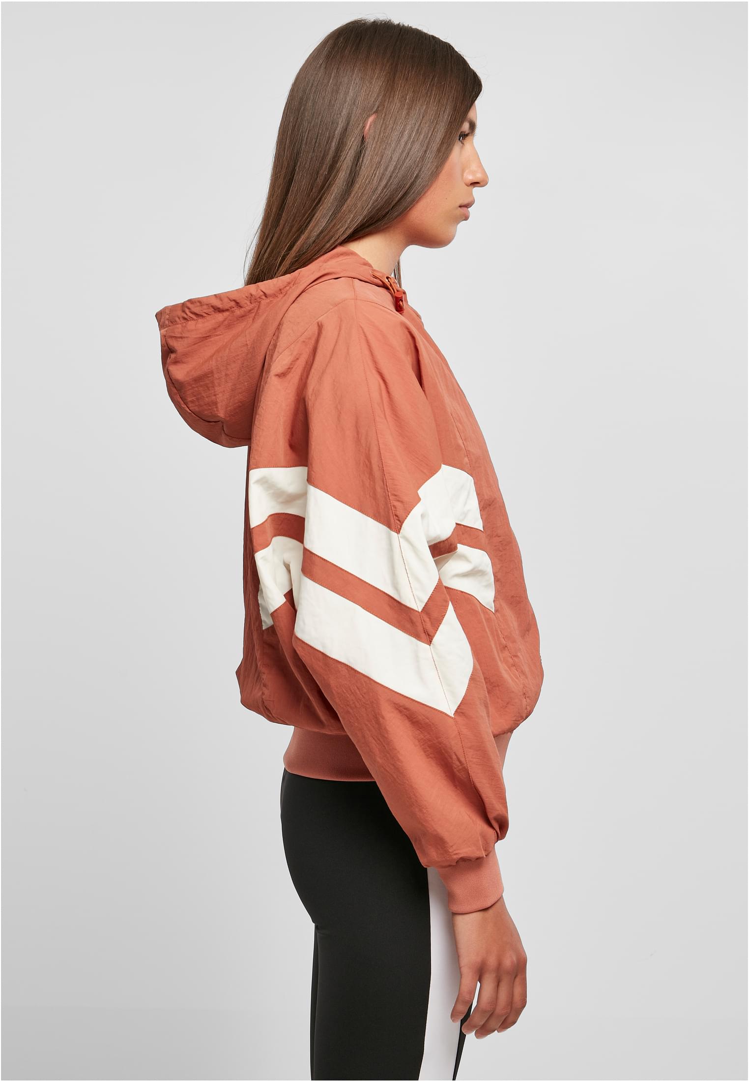 Ladies Crinkle Batwing Jacket terracotta/whitesand 3XL - variant image 3