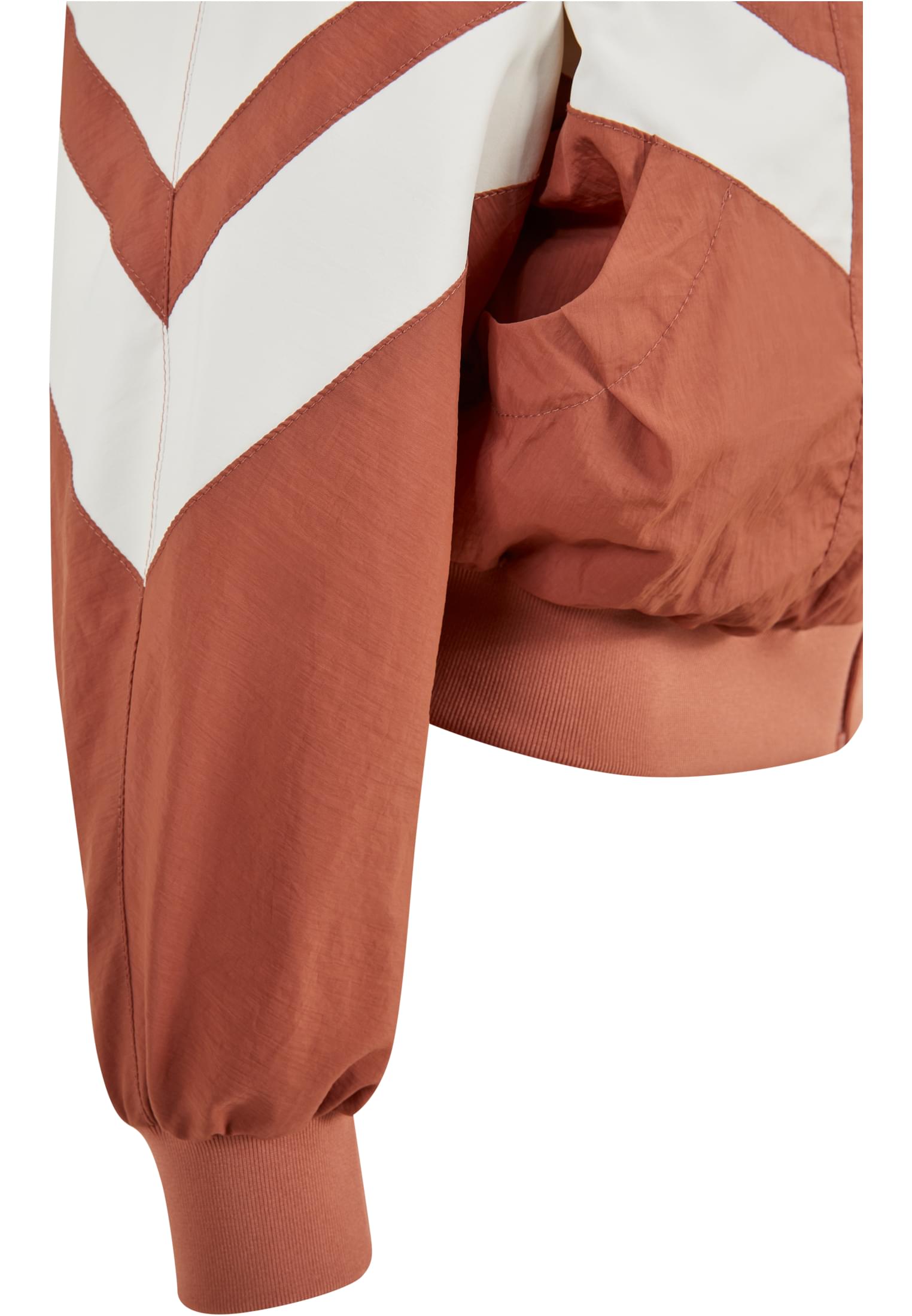 Ladies Crinkle Batwing Jacket terracotta/whitesand 3XL - variant image 9