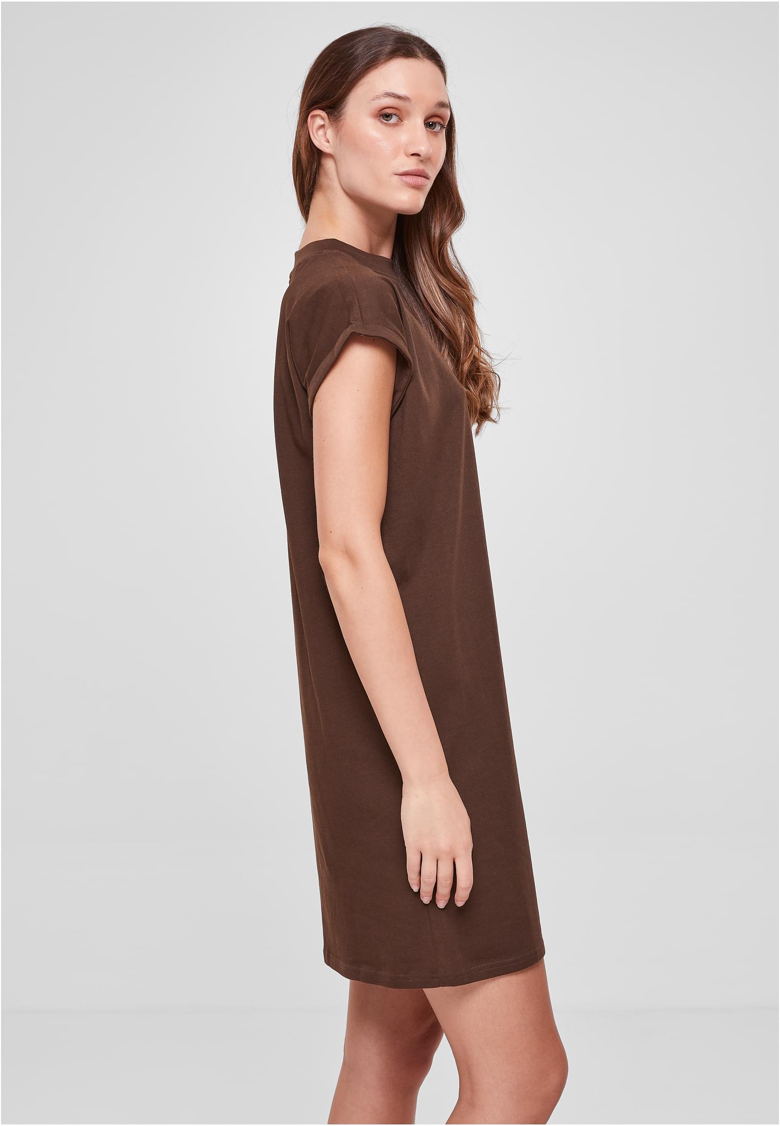 Ladies Turtle Extended Shoulder Dress brown 3XL - variant image 3