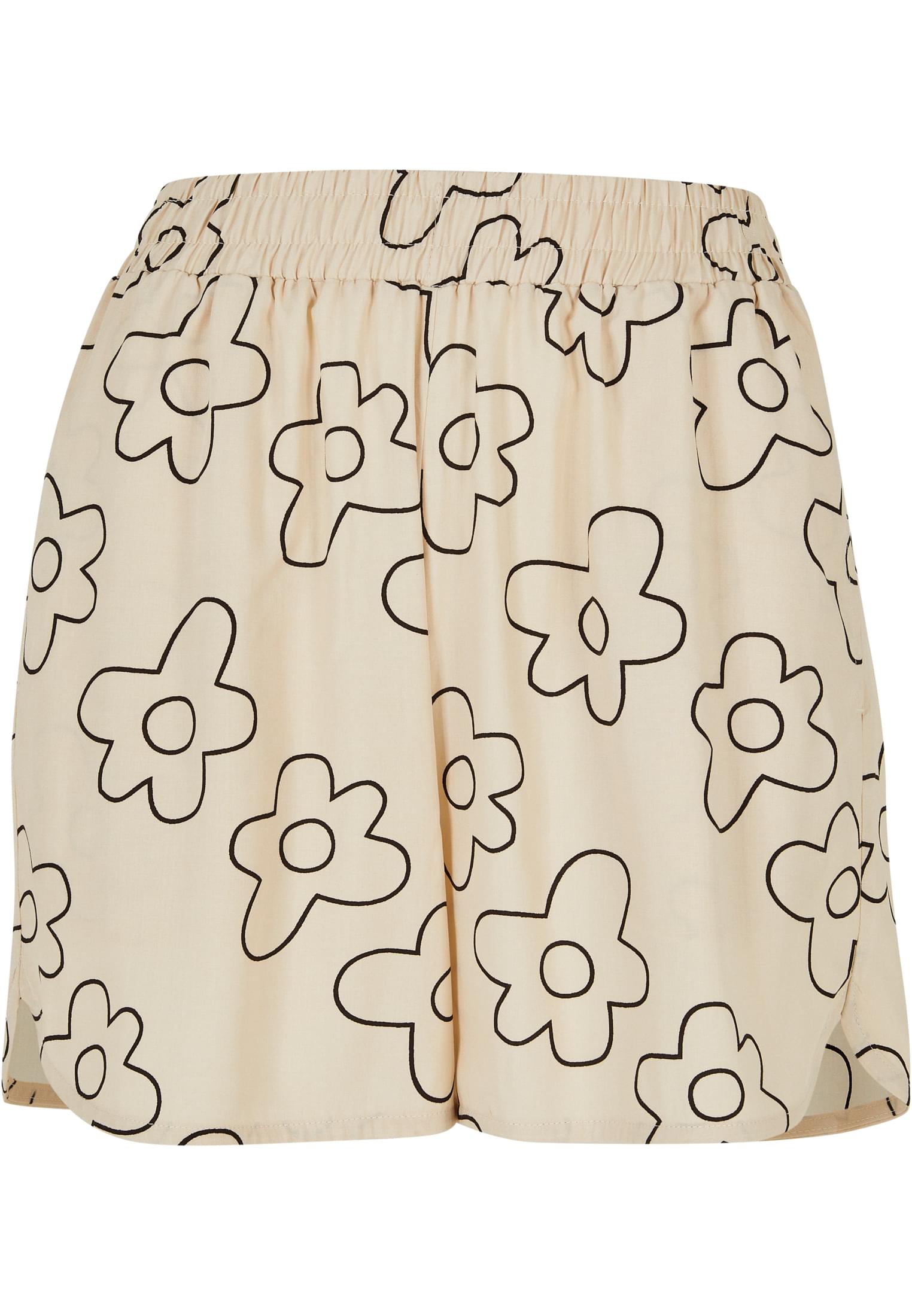 Ladies AOP Viscose Resort Shorts softseagrassflower 3XL - variant image 5