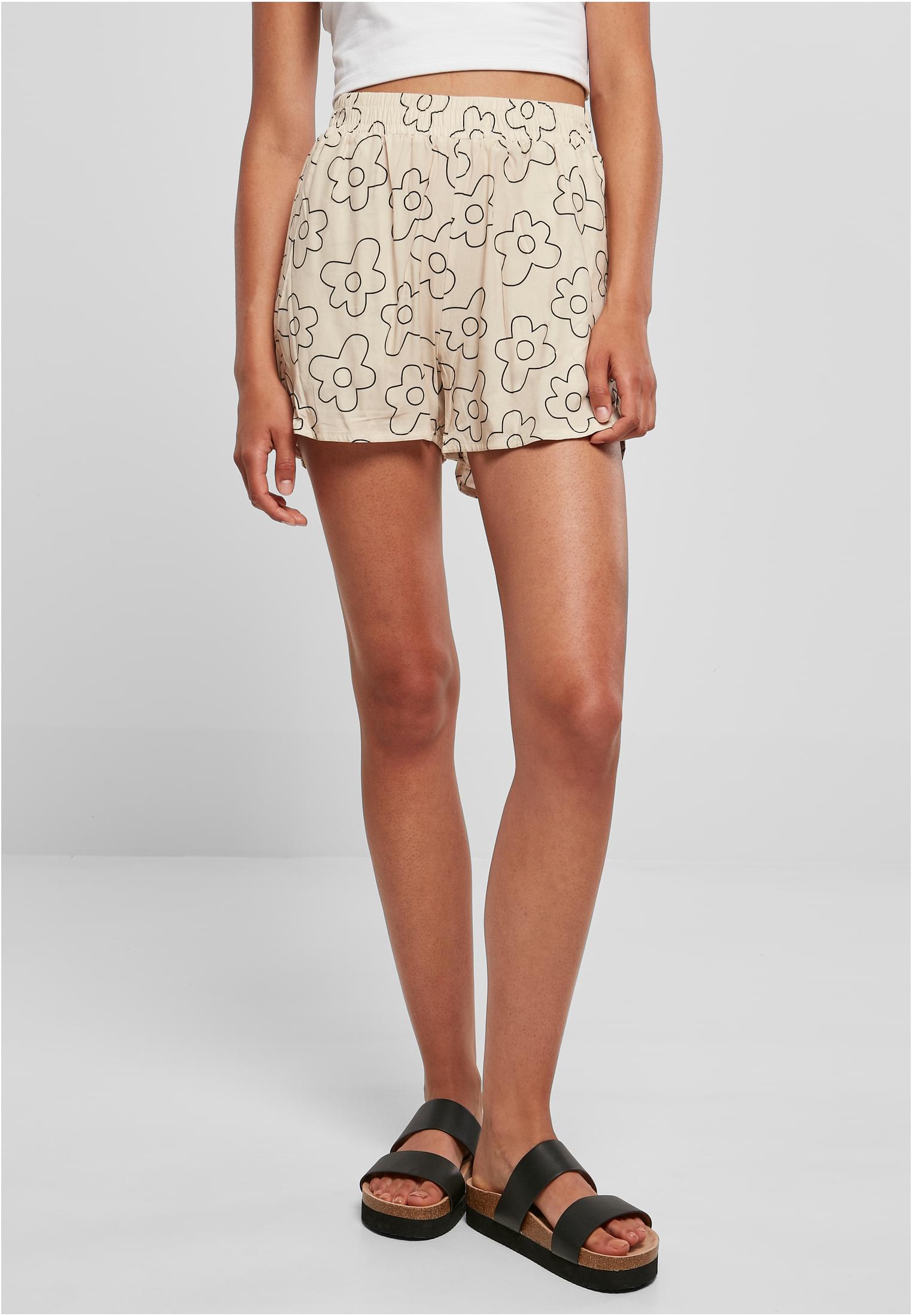 Ladies AOP Viscose Resort Shorts softseagrassflower 3XL - alternate variant 5
