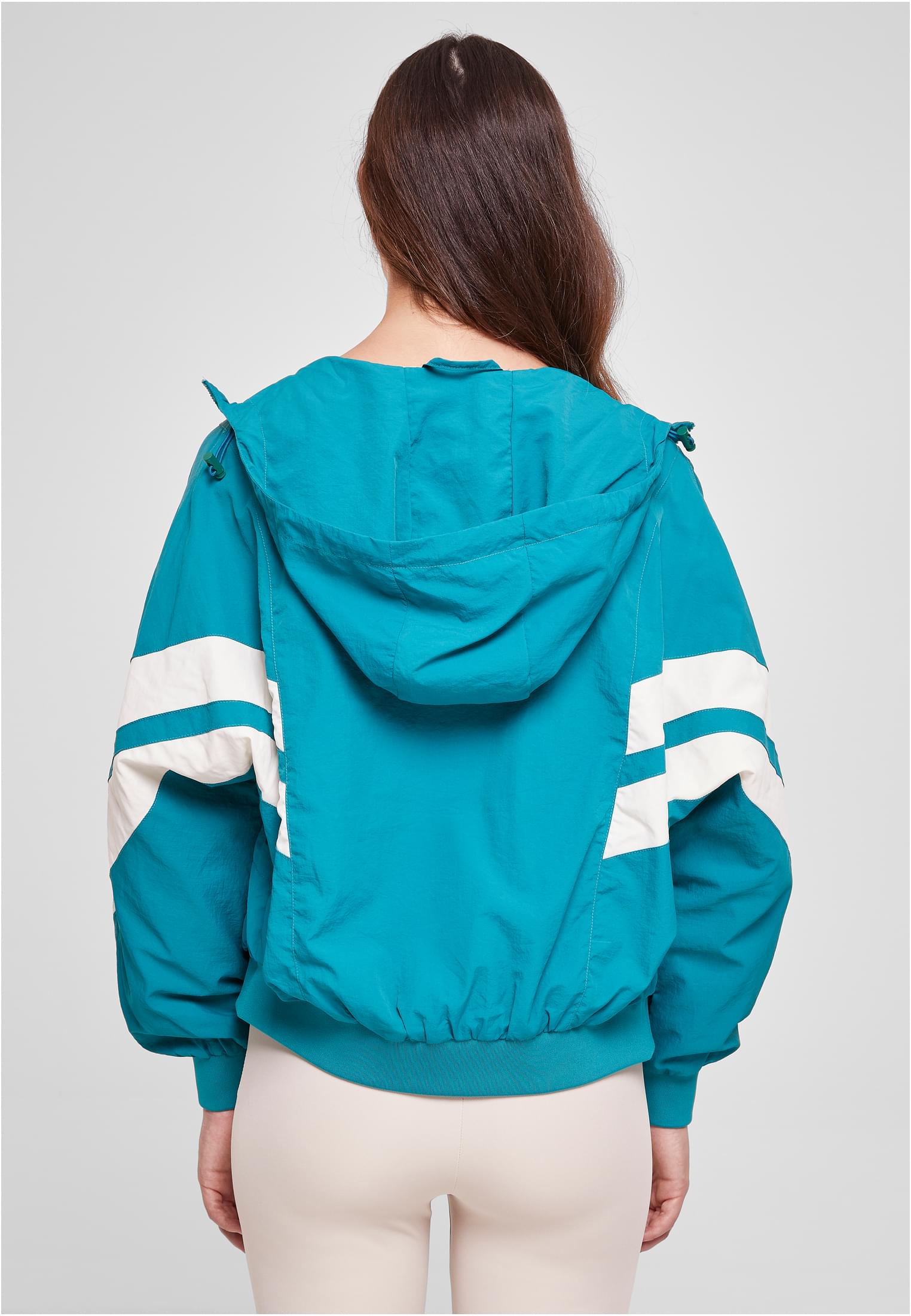 Ladies Crinkle Batwing Jacket watergreen/whitesand 3XL - variant image 2