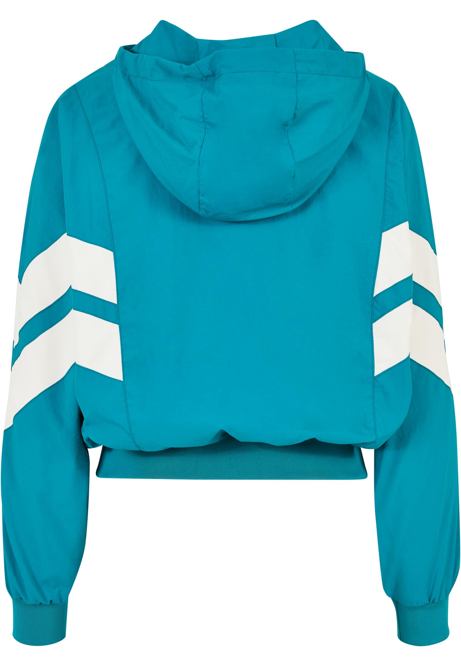 Ladies Crinkle Batwing Jacket watergreen/whitesand 3XL - variant image 6