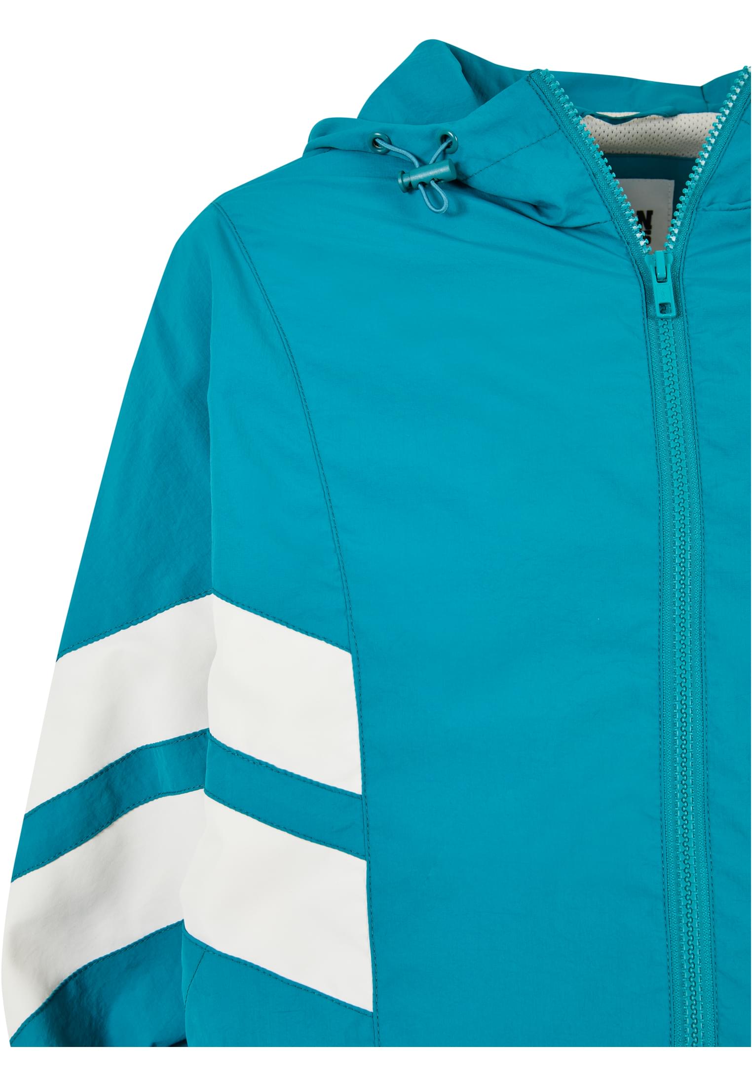Ladies Crinkle Batwing Jacket watergreen/whitesand 3XL - variant image 8