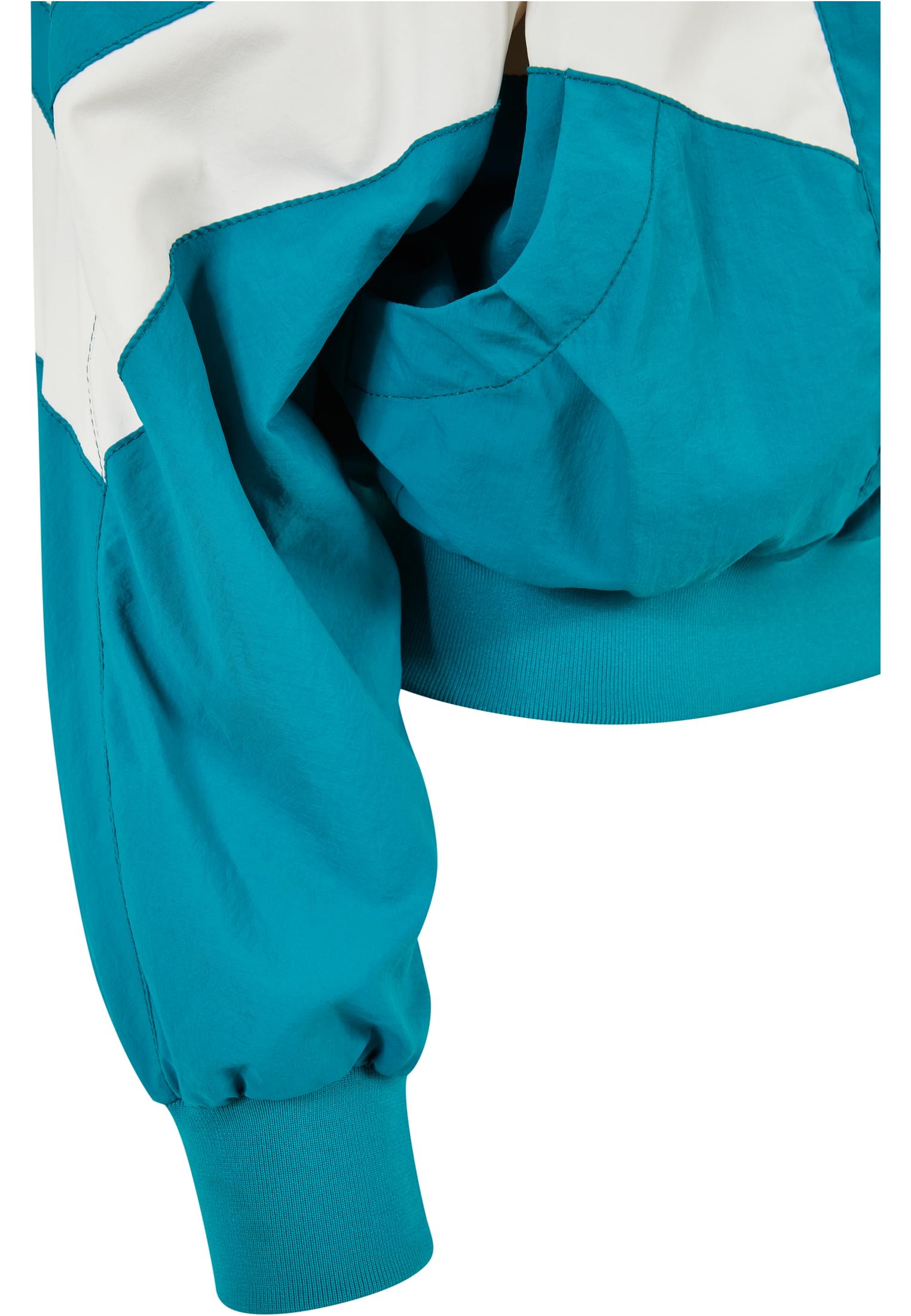 Ladies Crinkle Batwing Jacket watergreen/whitesand 3XL - variant image 9