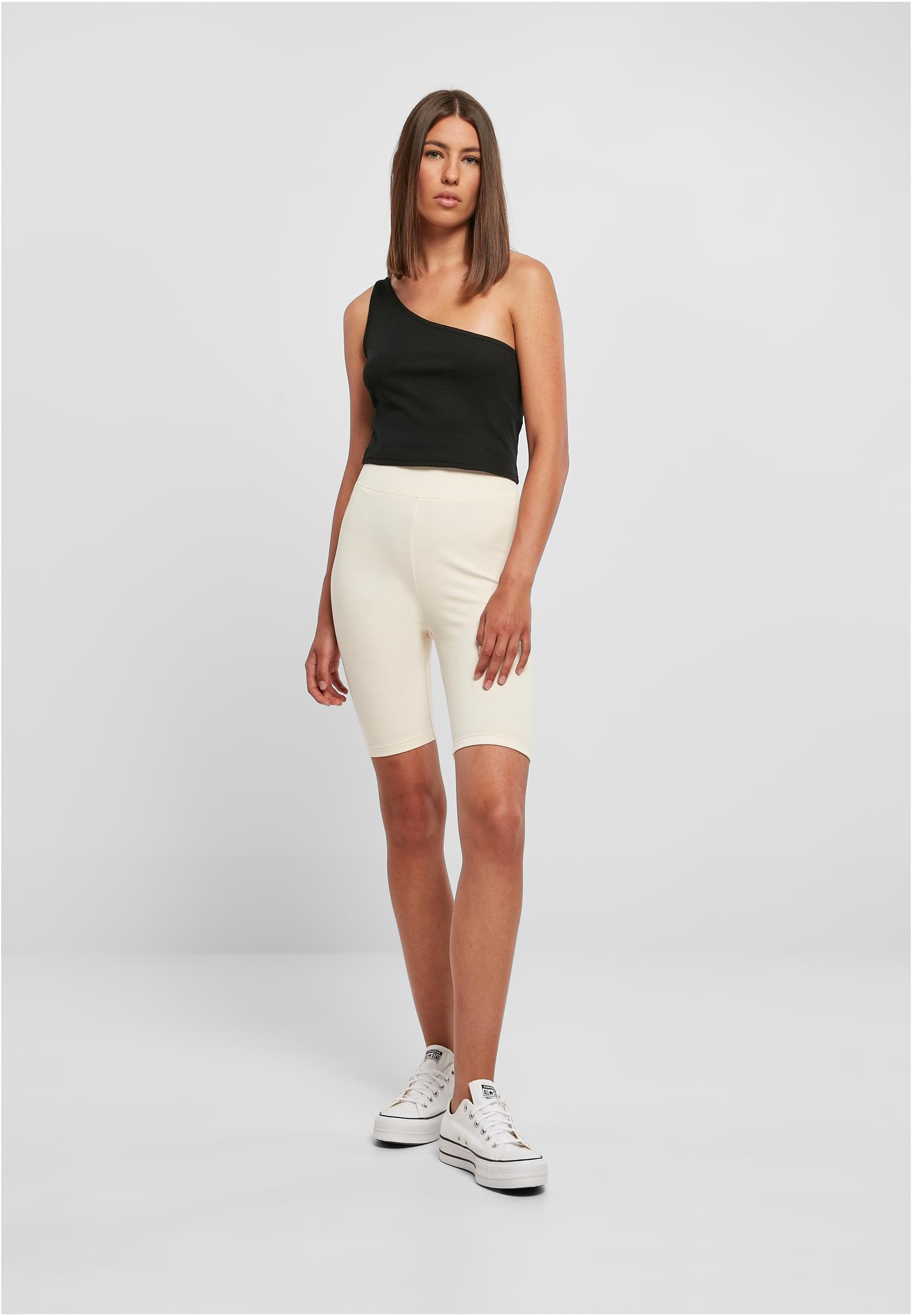 Ladies High Waist Cycle Shorts whitesand 3XL - variant image 4