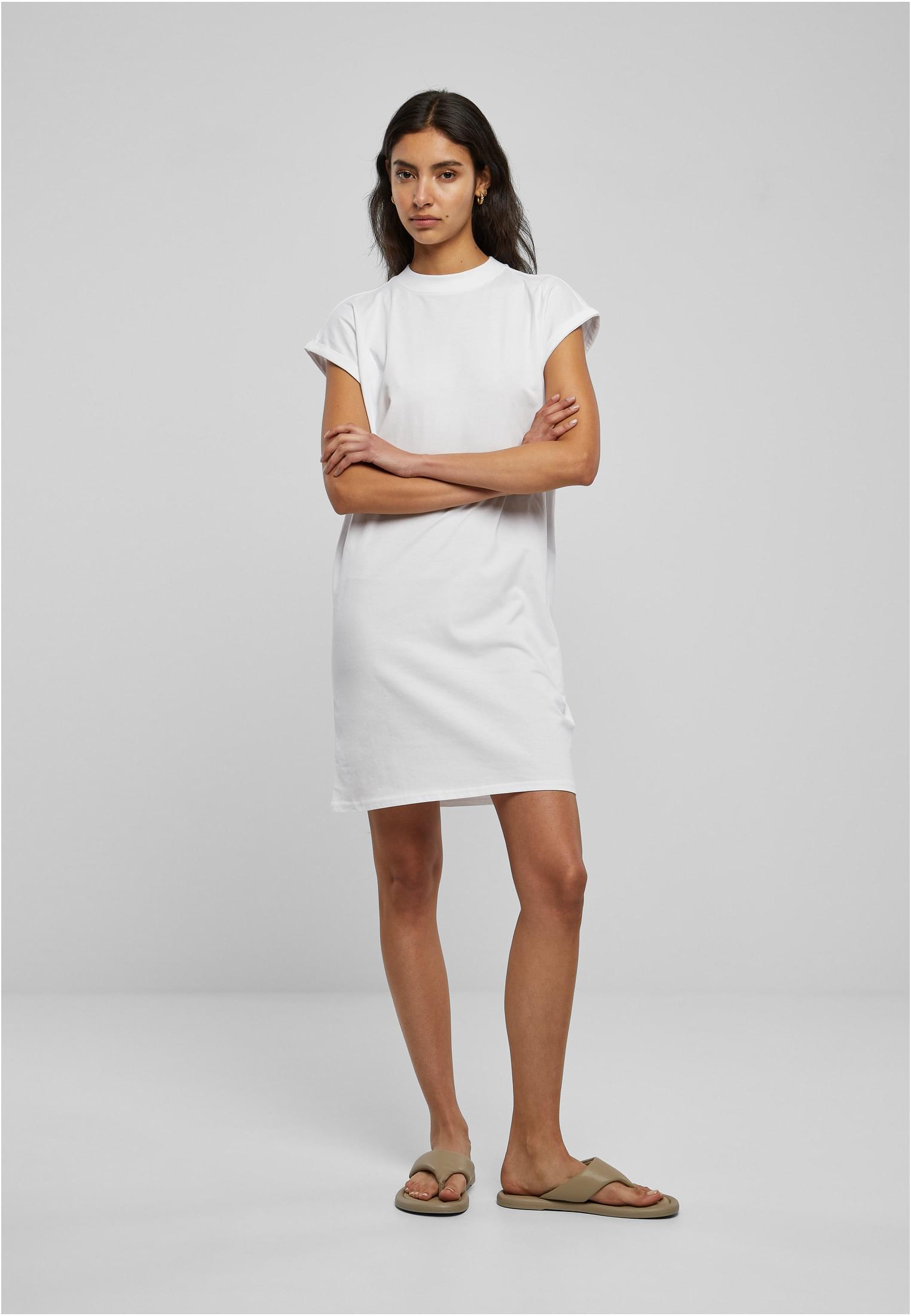 Ladies Turtle Extended Shoulder Dress white L - variant image 4