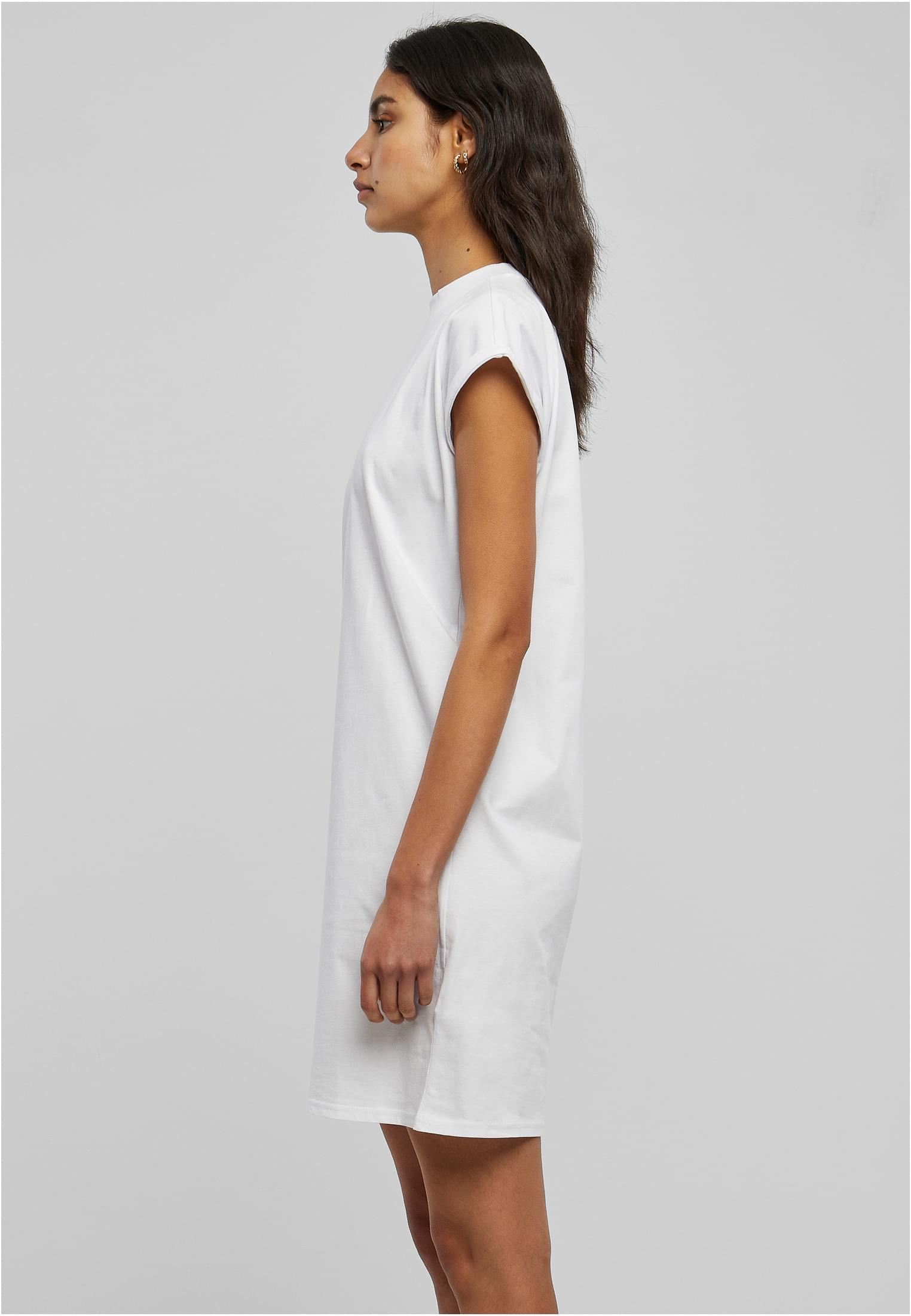 Ladies Turtle Extended Shoulder Dress white L - variant image 1