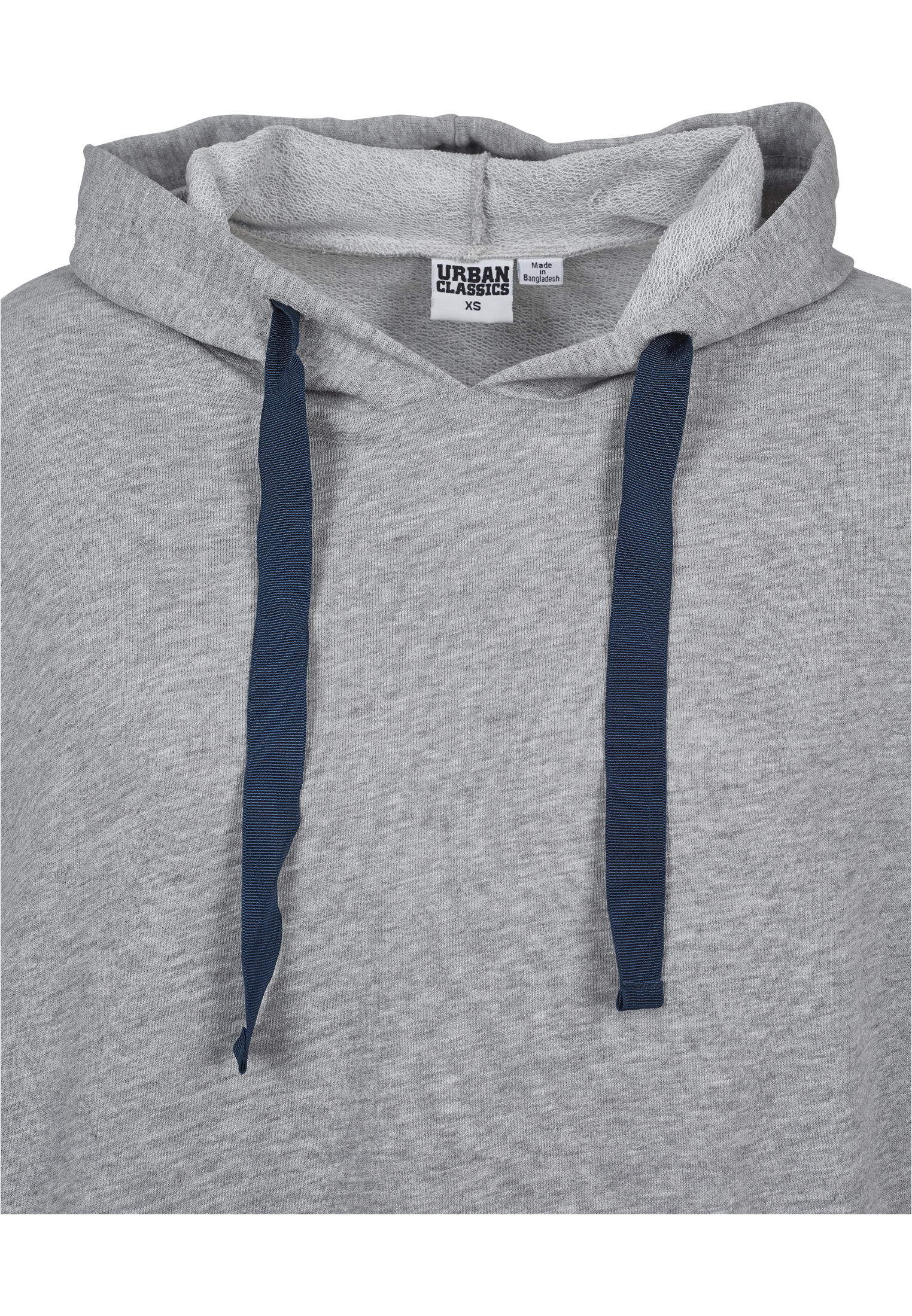 Ladies Taped Short Sleeve Hoody grey/navy L - variant image 13