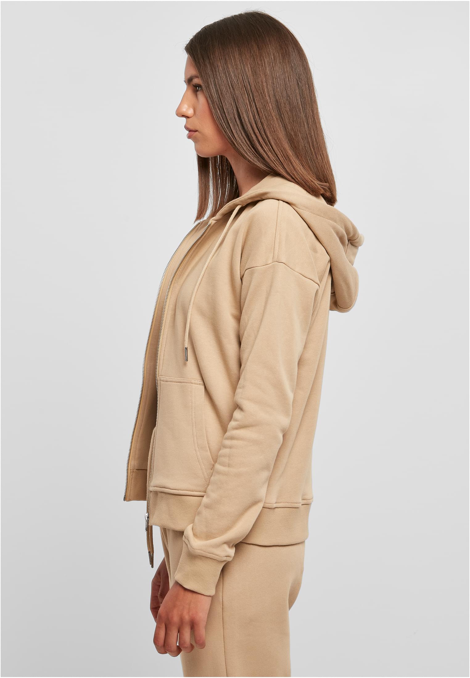 Ladies Organic Terry Zip Hoody unionbeige 3XL - variant image 1