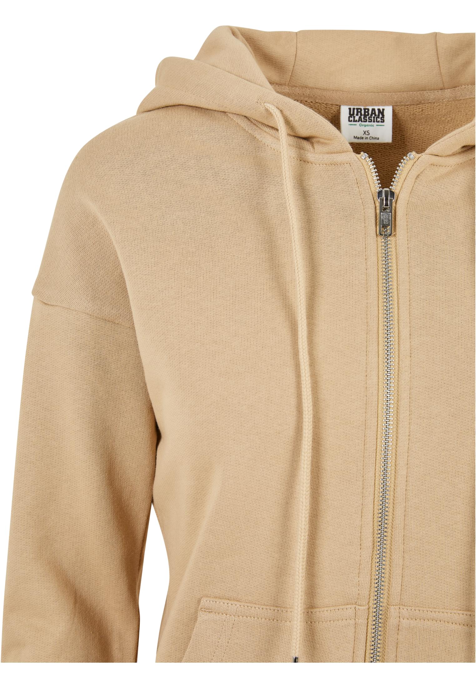 Ladies Organic Terry Zip Hoody unionbeige 3XL - variant image 8