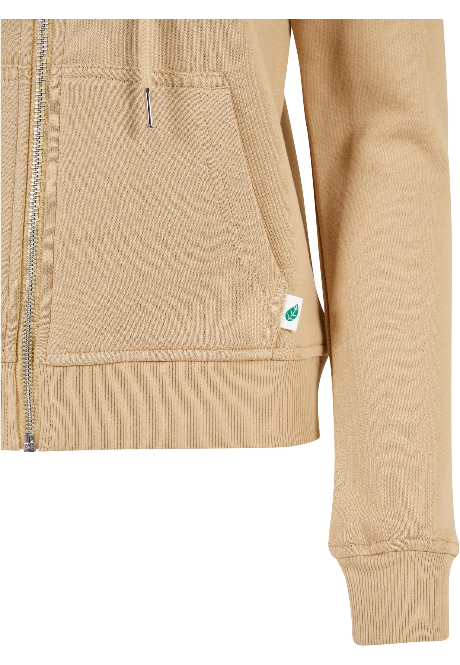Ladies Organic Terry Zip Hoody unionbeige 3XL - variant image 9
