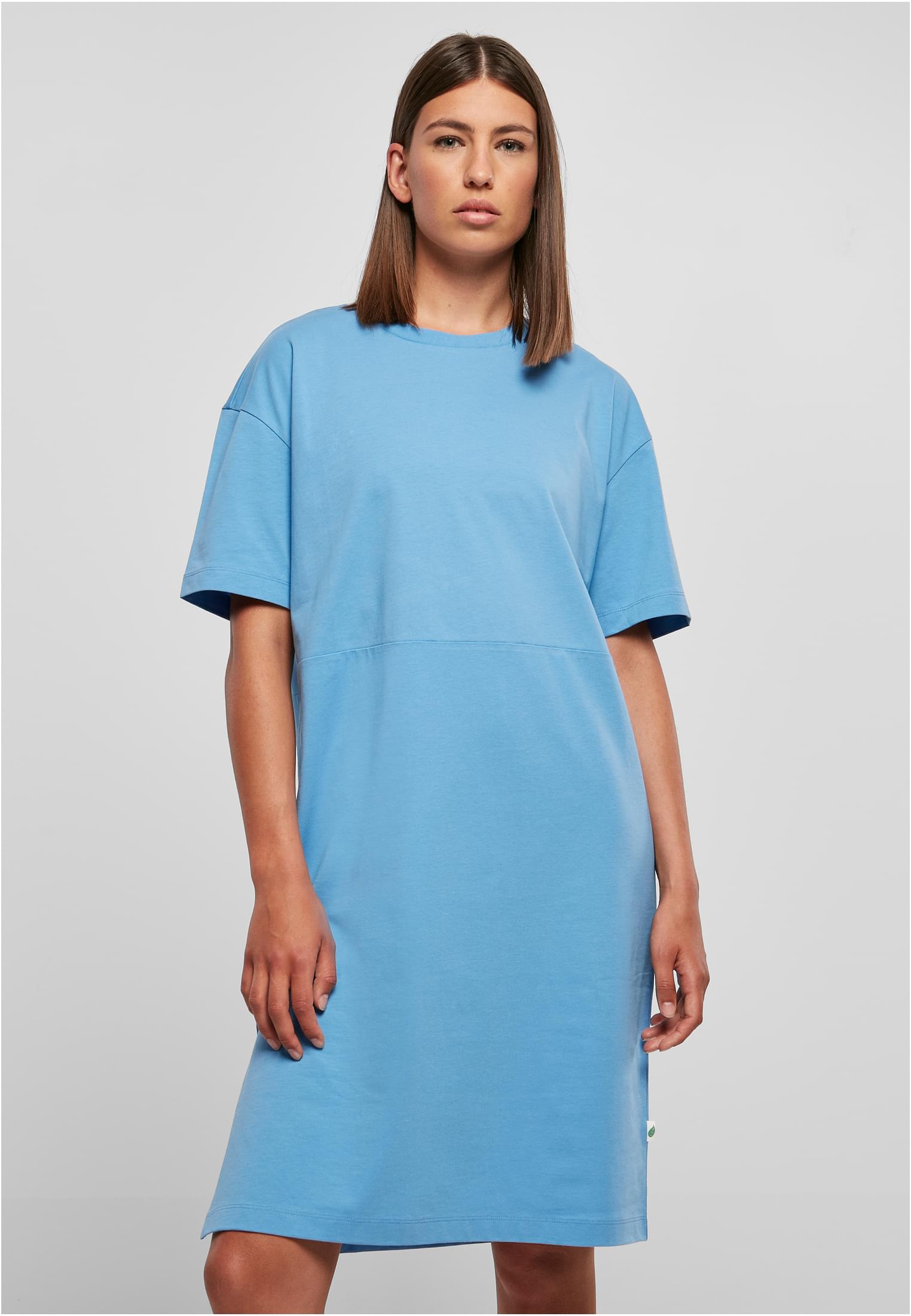 Ladies Organic Oversized Slit Tee Dress horizonblue 3XL - alternate variant 4