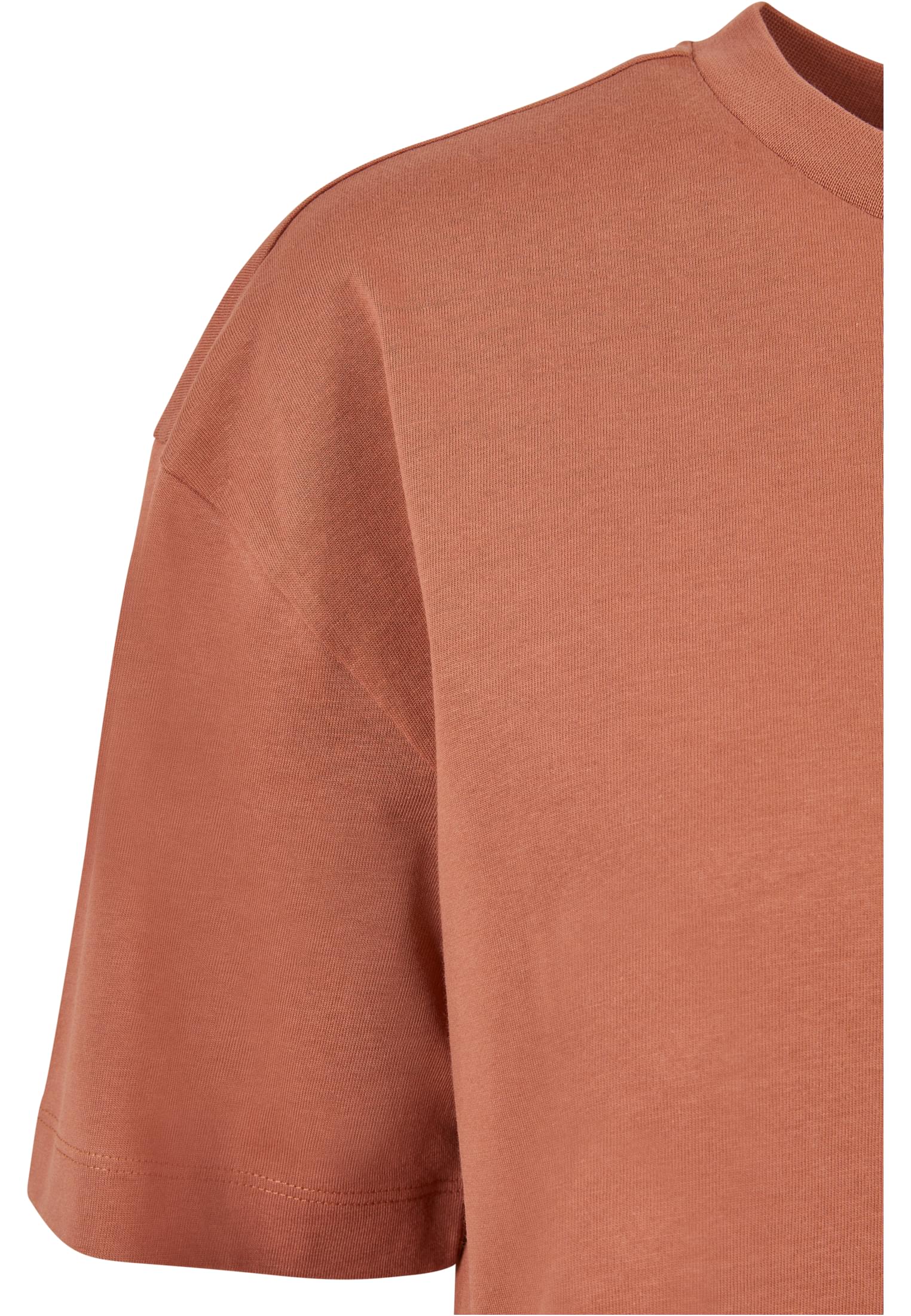 Ladies Organic Oversized Slit Tee Dress terracotta 3XL - variant image 8