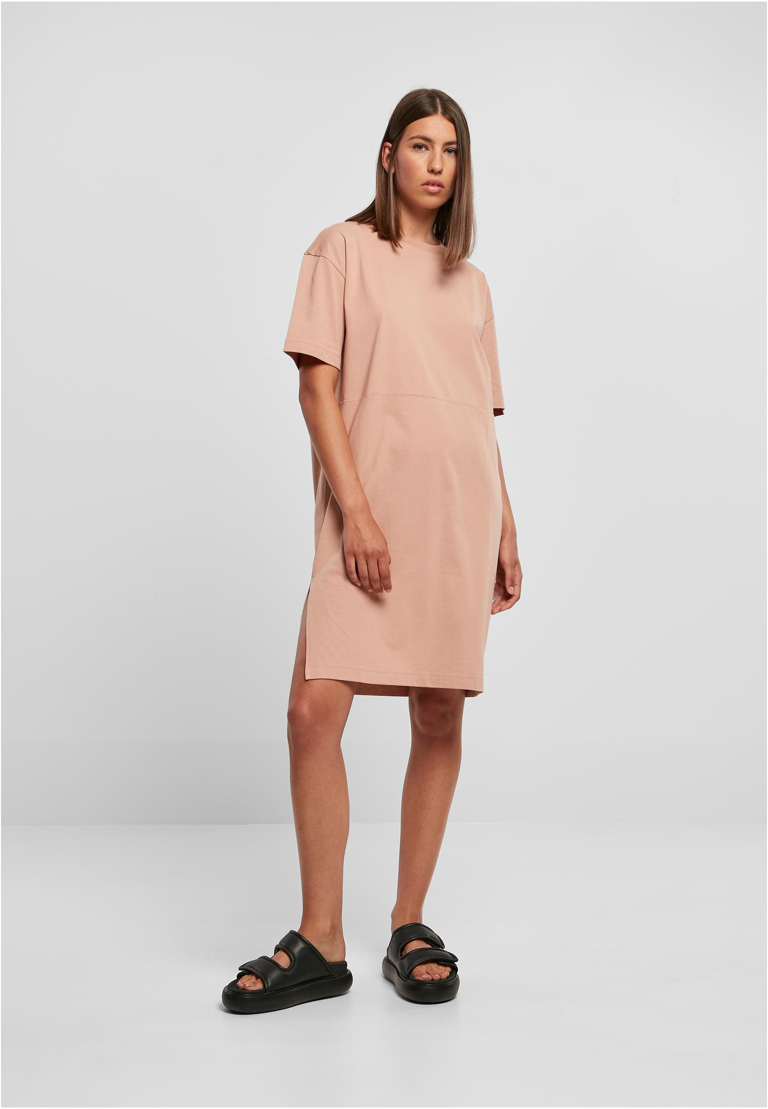 Ladies Organic Oversized Slit Tee Dress amber 3XL - variant image 4