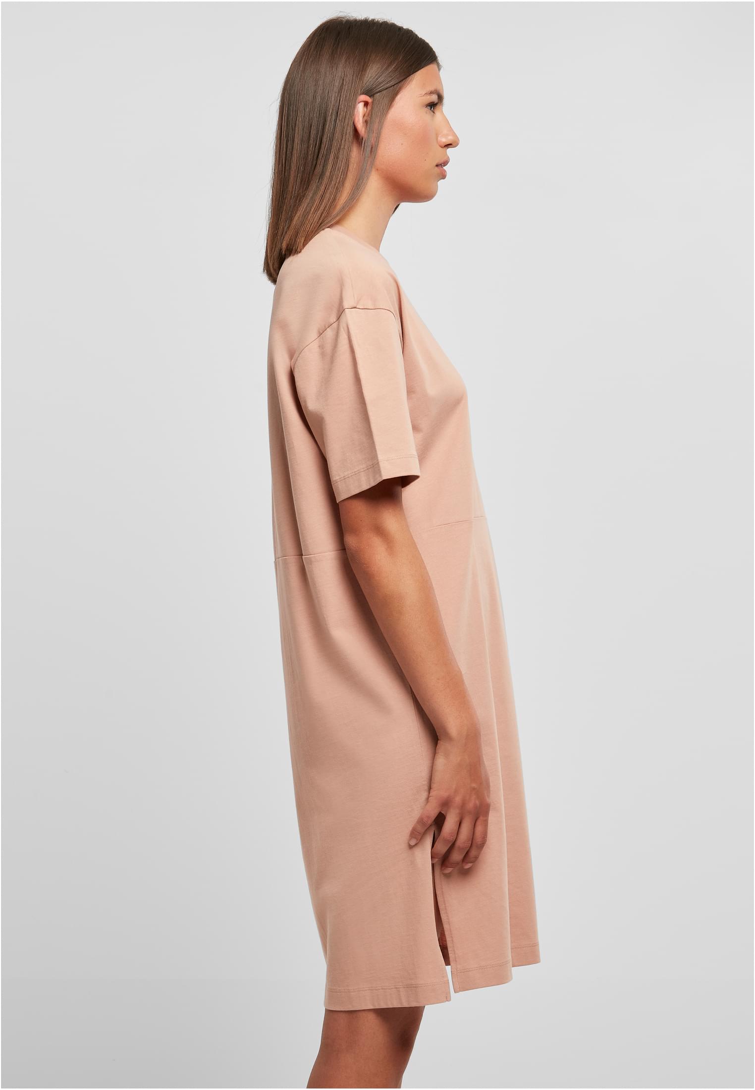Ladies Organic Oversized Slit Tee Dress amber 3XL - variant image 3