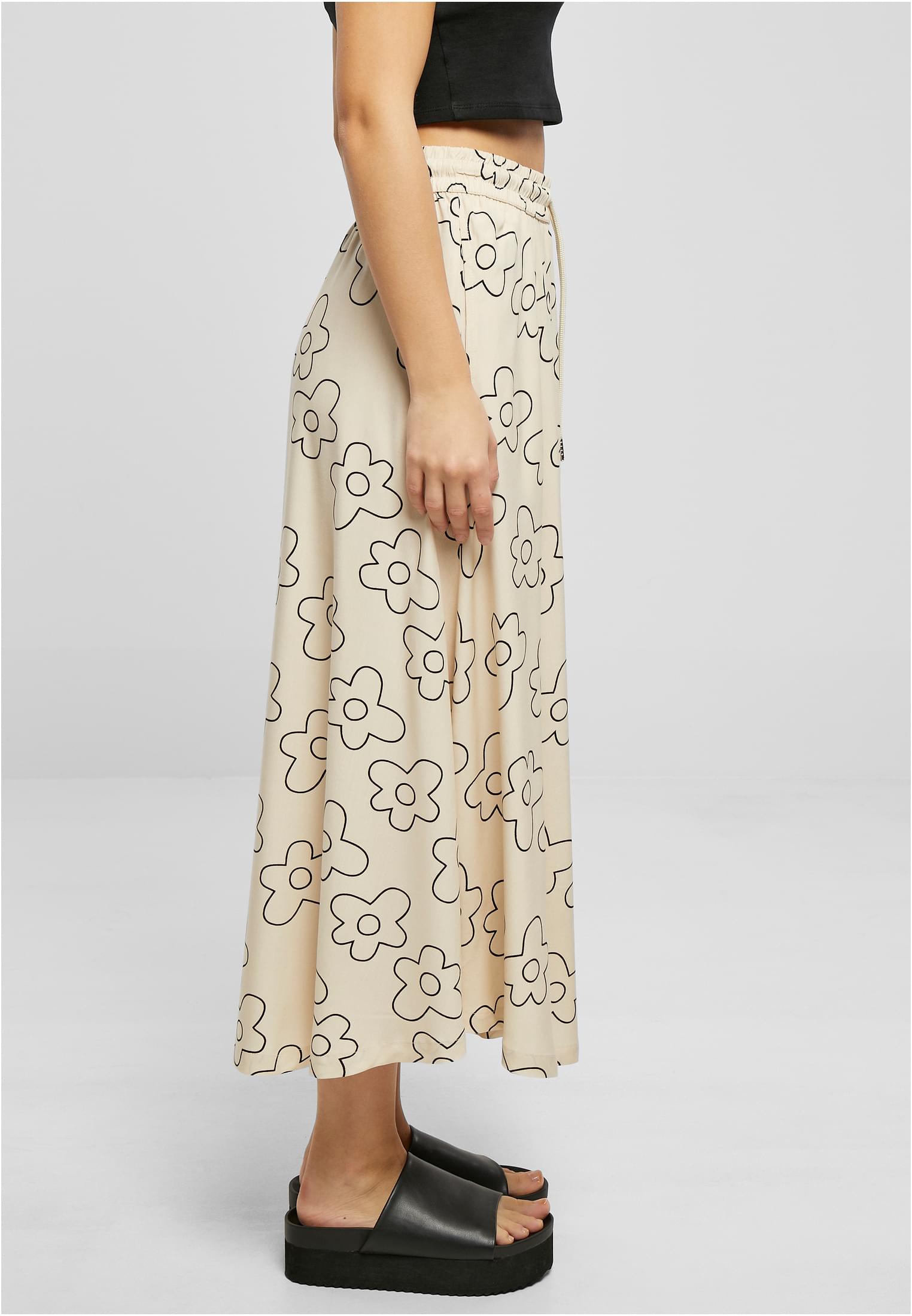 Ladies Viscose Midi Skirt softseagrassflower 3XL - variant image 3