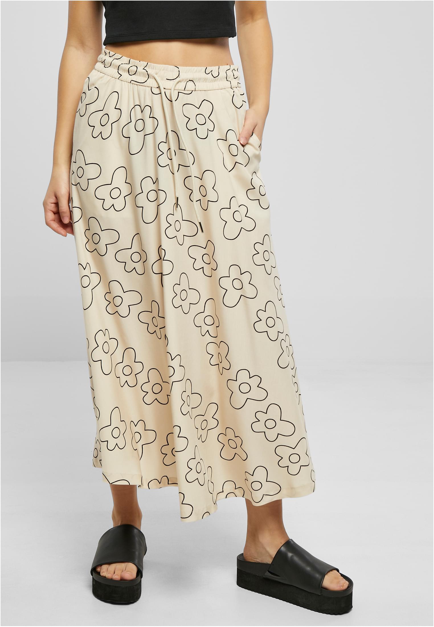 Ladies Viscose Midi Skirt softseagrassflower 3XL - alternate variant 6